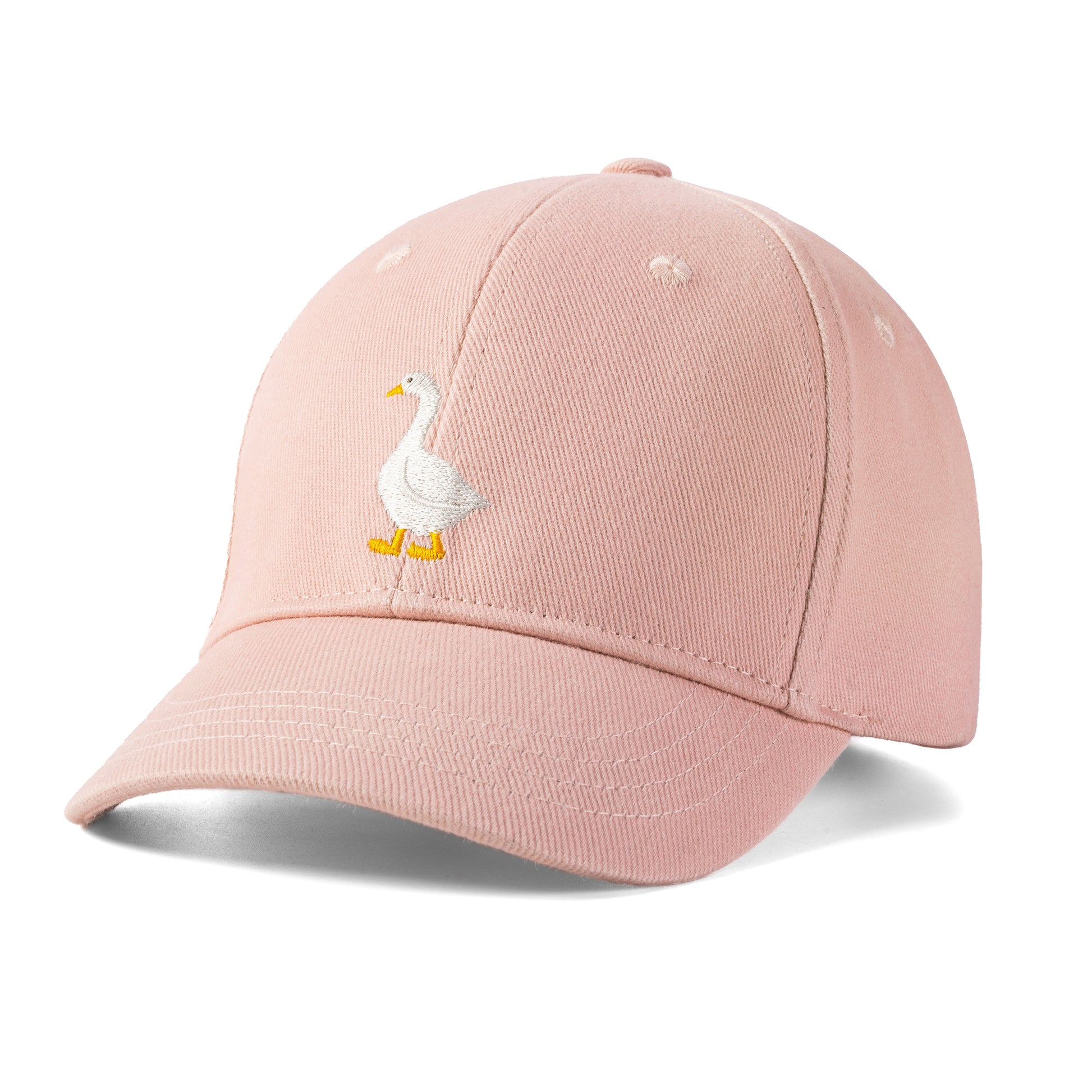 Pastel Pink Baseball Cap for Baby / Toddler 1-3, Girl Cotton Summer Hat