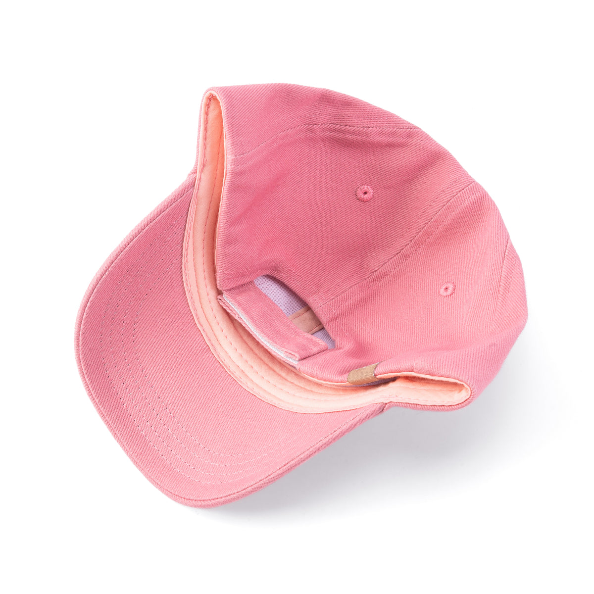 Kids Cotton Baseball Cap – Embroidered Goose Patch, Adjustable Fit Ages 3-12, Vintage Mauve