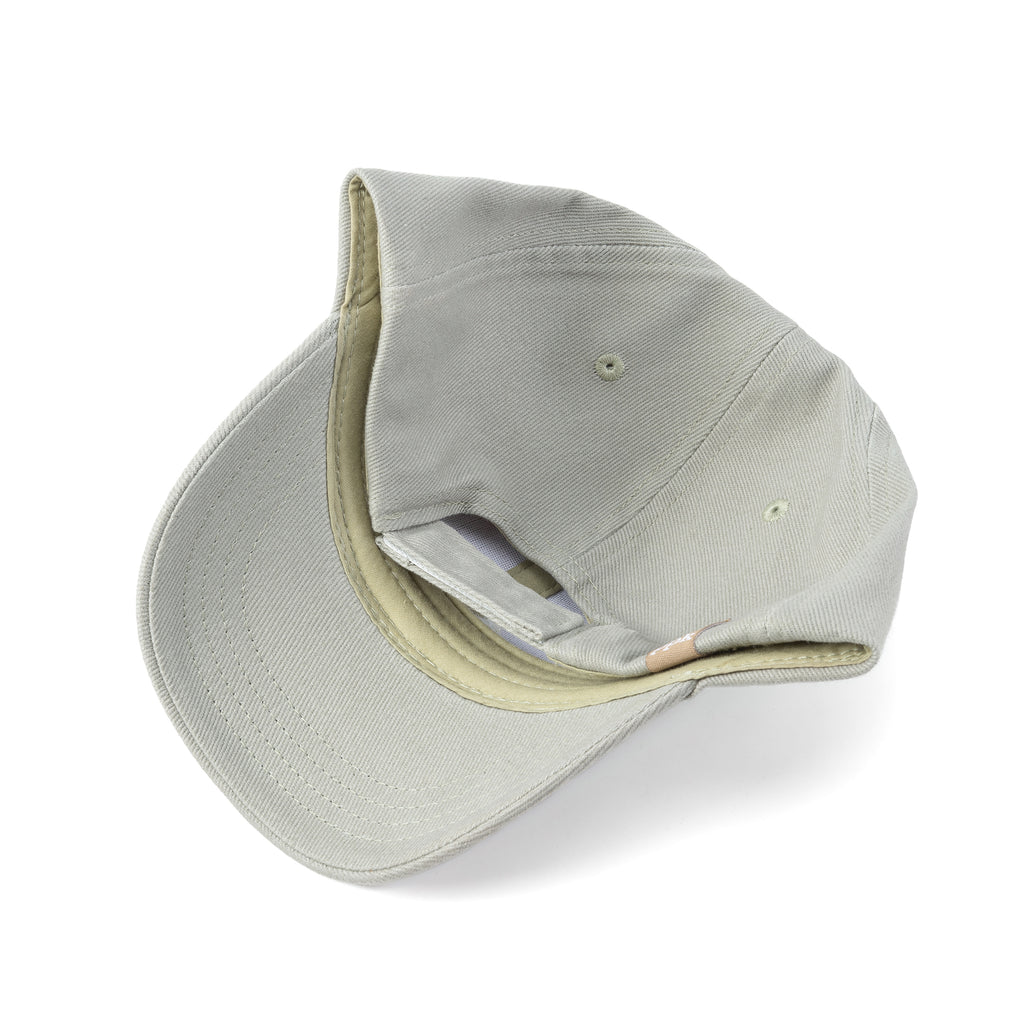Kids Cotton Baseball Cap – Embroidered Goose Patch, Adjustable Fit Ages 3-12, Sage Green