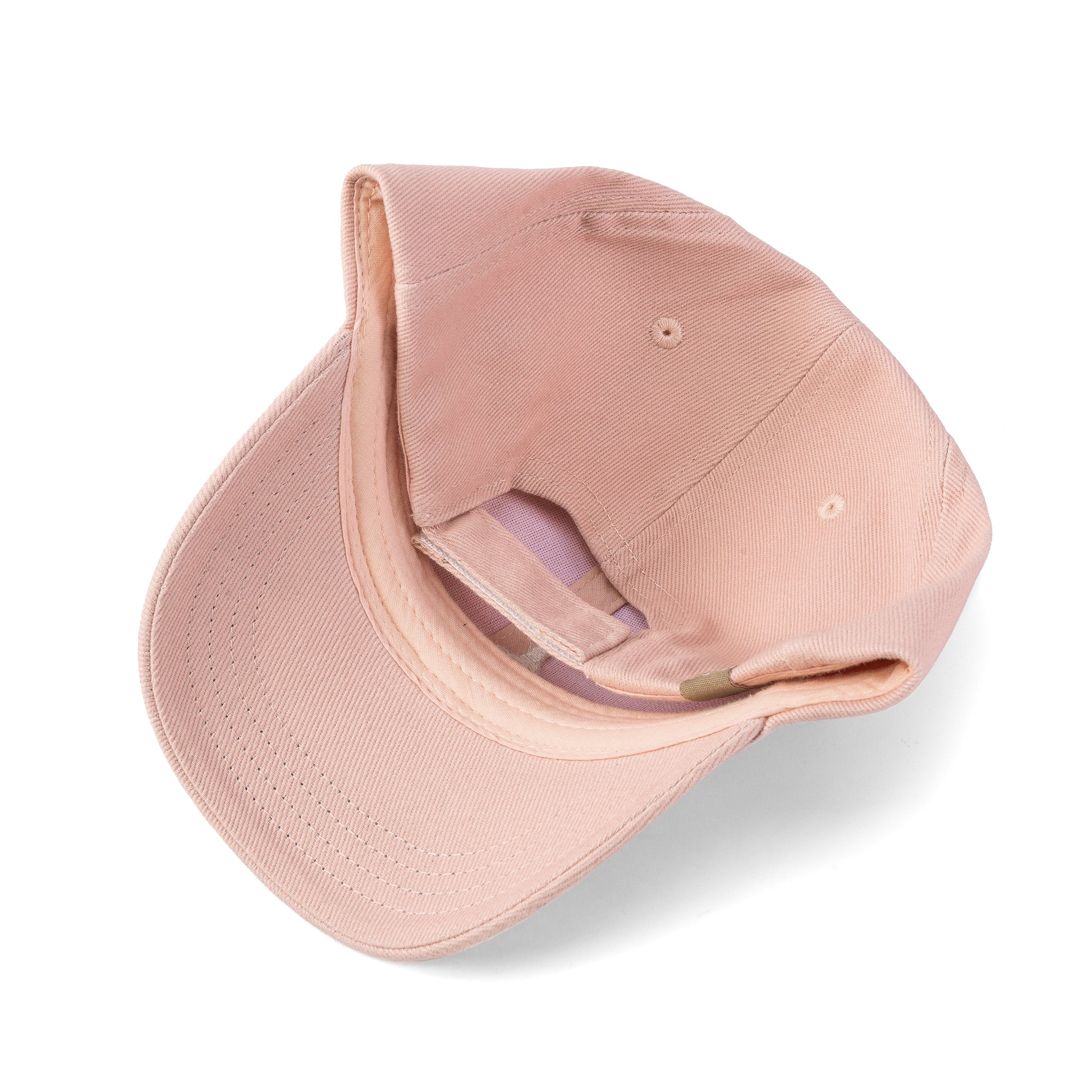 Pastel Pink Baseball Cap for Baby / Toddler 1-3, Girl Cotton Summer Hat