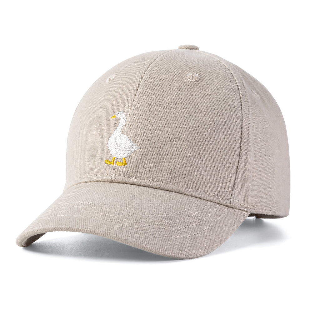 Natural Baseball Cap for Baby / Toddler 1-3, Gender- Neutral Cotton Kids Summer Hat