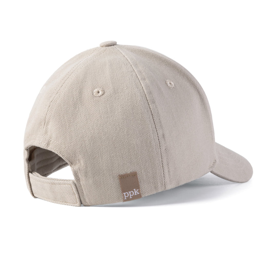 Natural Baseball Cap for Baby / Toddler 1-3, Gender- Neutral Cotton Kids Summer Hat