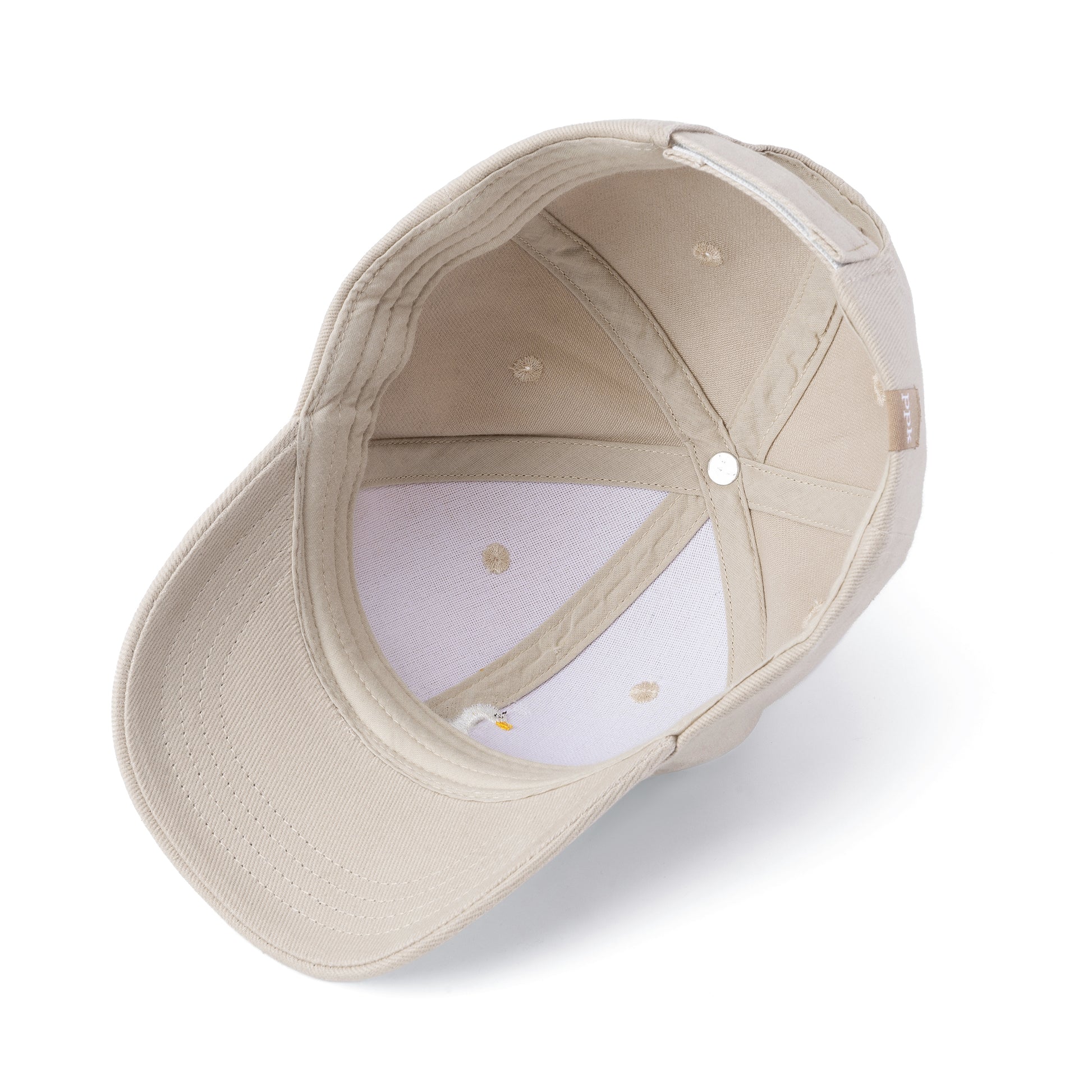 Natural Baseball Cap for Baby / Toddler 1-3, Gender- Neutral Cotton Kids Summer Hat