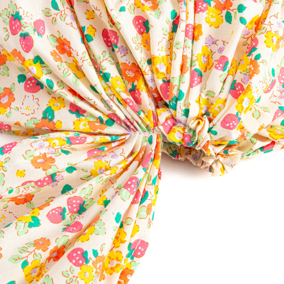 Peppercorn Kids Girls Pre-tied Summer Bandana Scarf - Kids Age 3-8 Y- Strawberry Print