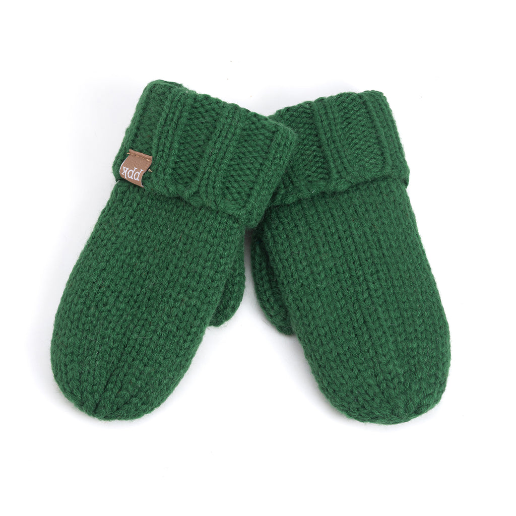 Boys Essential Knit Mittens with Fleece  - Cold Weather Basics - Boys 3-12 Y