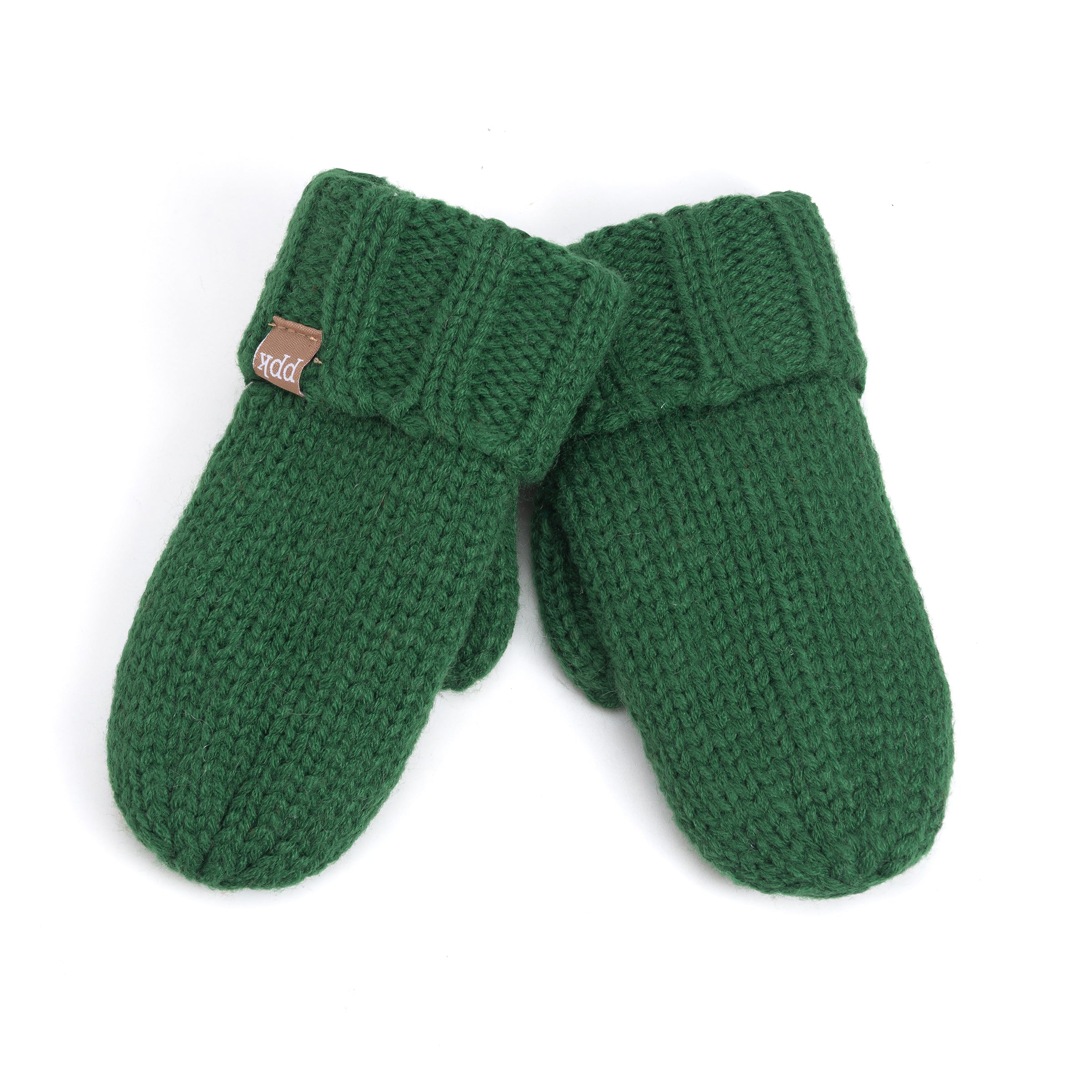 Essential Knit Mittens with Fleece for Kids 3-12 Y- Cold Weather Basic Accessory