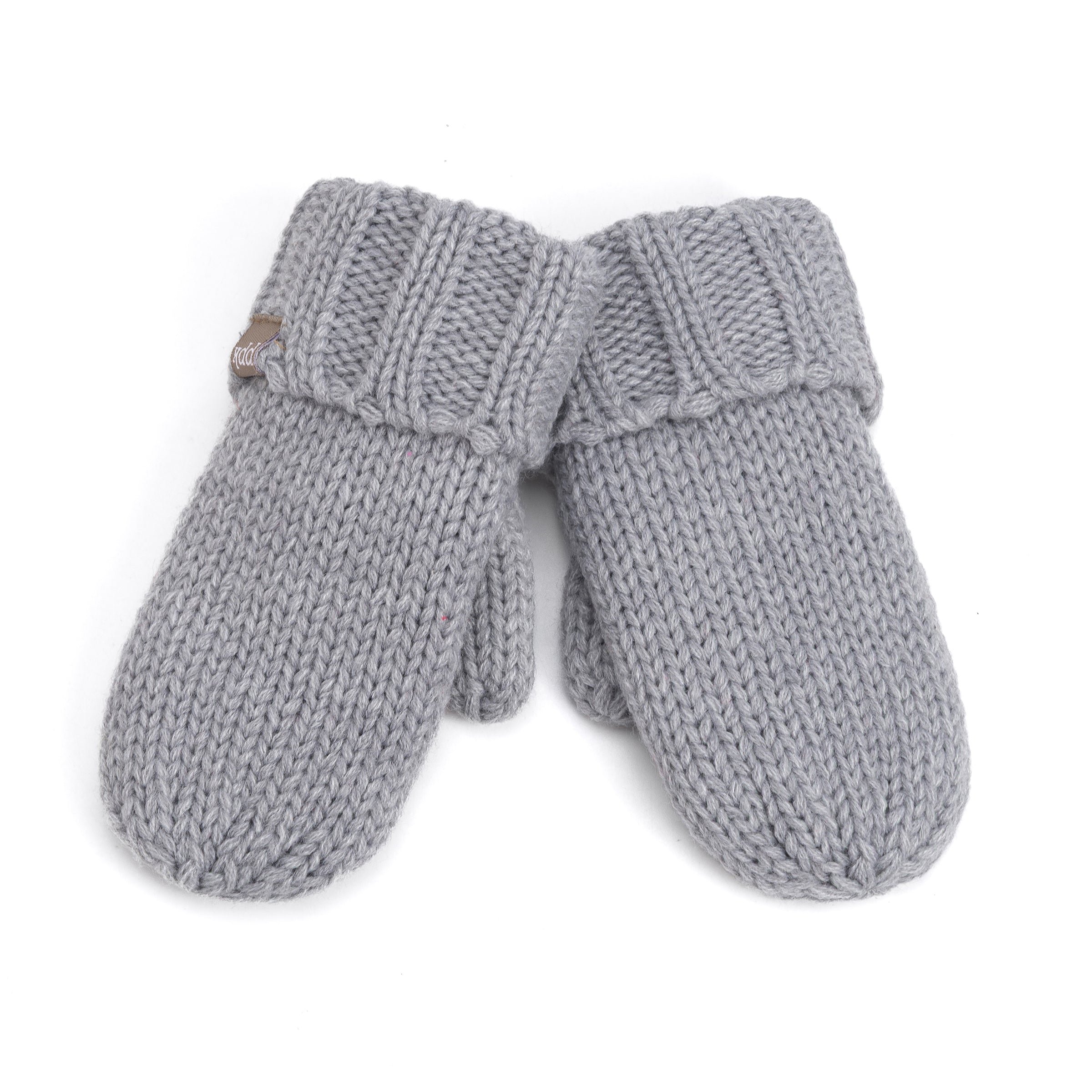 Essential Knit Mittens with Fleece for Kids 3-12 Y- Cold Weather Basic Accessory
