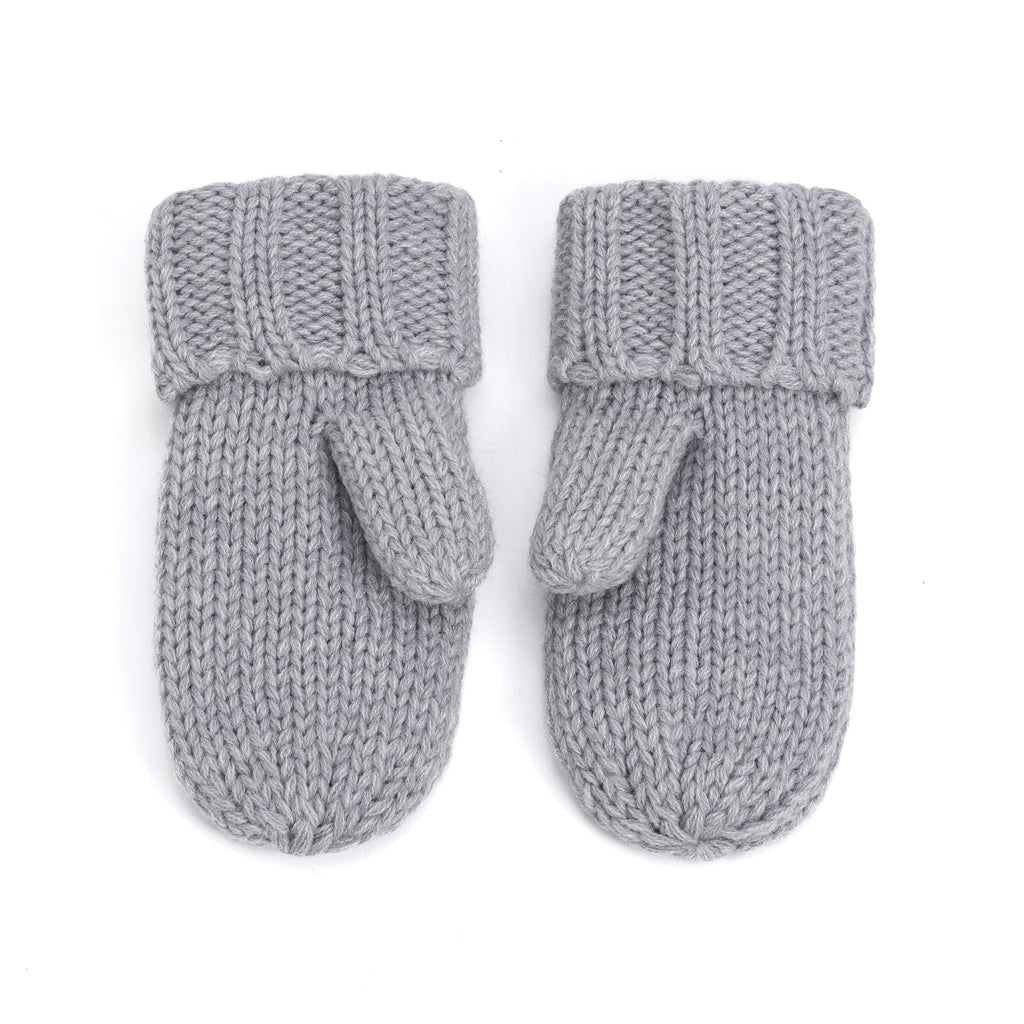 Boys Essential Knit Mittens with Fleece  - Cold Weather Basics - Boys 3-12 Y