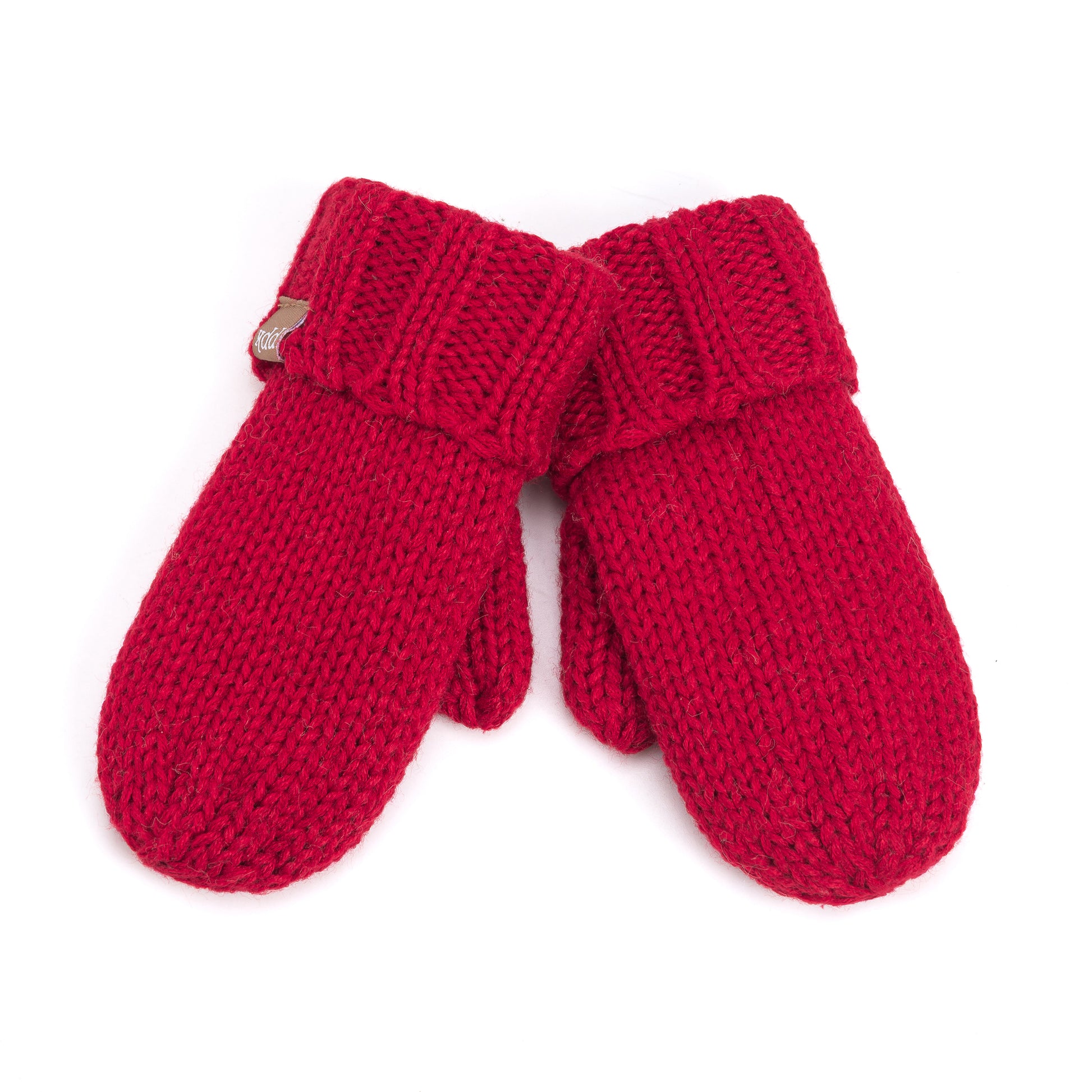 Essential Knit Mittens with Fleece for Kids 3-12 Y- Cold Weather Basic Accessory