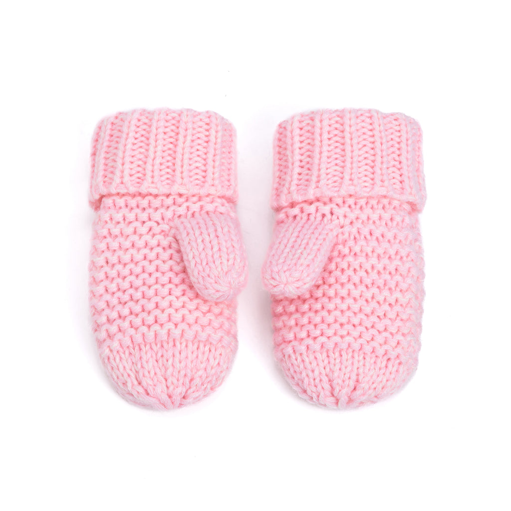 Little Girls /Toddler Knitted Mittens with Bows (Warm Fleece Lined) 1-6 Years