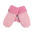 Stripe Knit Mittens: Warm Fleece Lined Acrylic Gloves for Children 1-12 Years