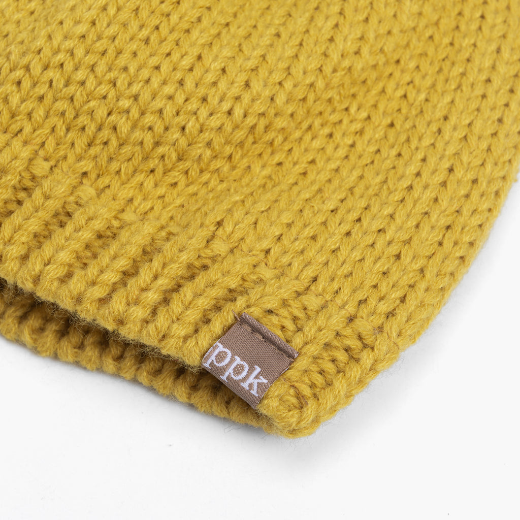 Apple‑Shaped Baby Toddler Knit Beanie – Soft Fleece‑Lined Fall Winter Hat, Green 6-24 Months