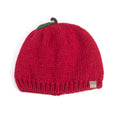 Apple‑Shaped Baby Toddler Knit Beanie – Soft Fleece‑Lined Fall Winter Hat, Red 6-24 Months