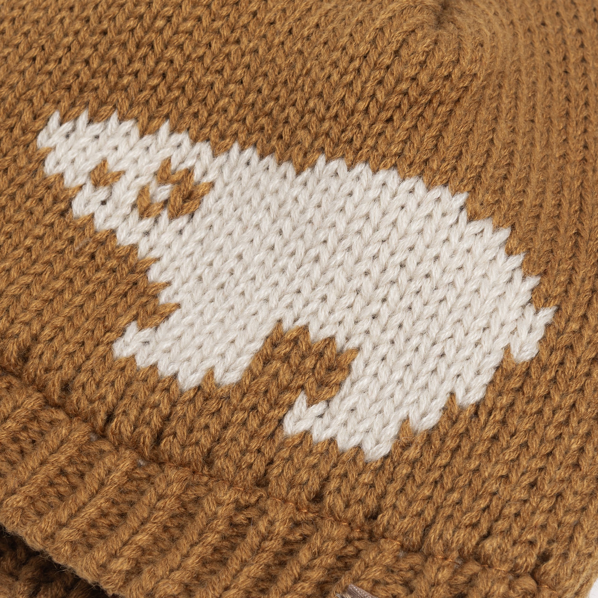 Boys Knit Beanie Set with Mittens - Warm Fleece Lined 4-6 Years
