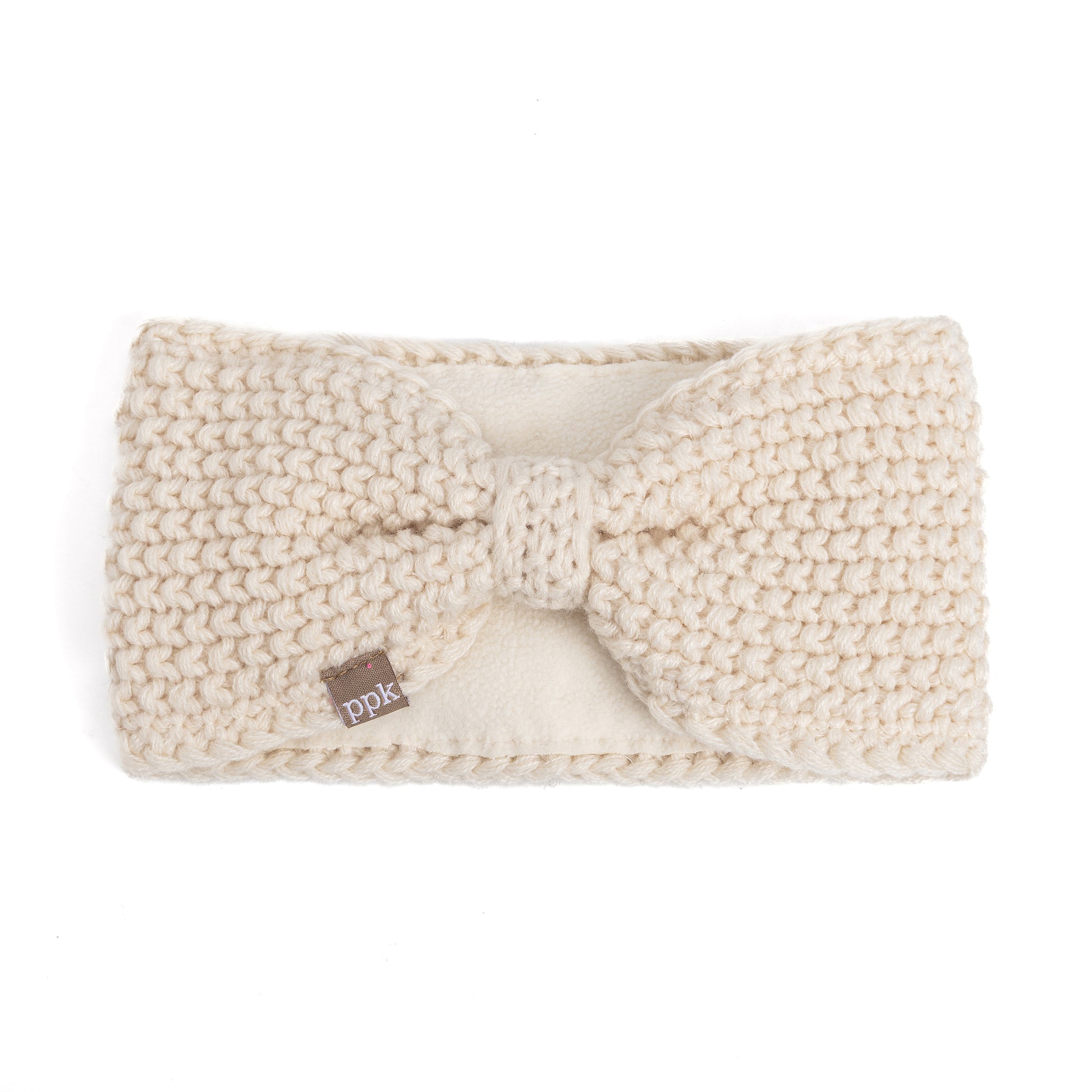 Girls Fleece‑Lined Ear Warmer Headband – Soft Winter Kids Headwrap 3–8