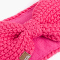 Girls Fleece‑Lined Ear Warmer Headband – Soft Winter Kids Headwrap 3–8