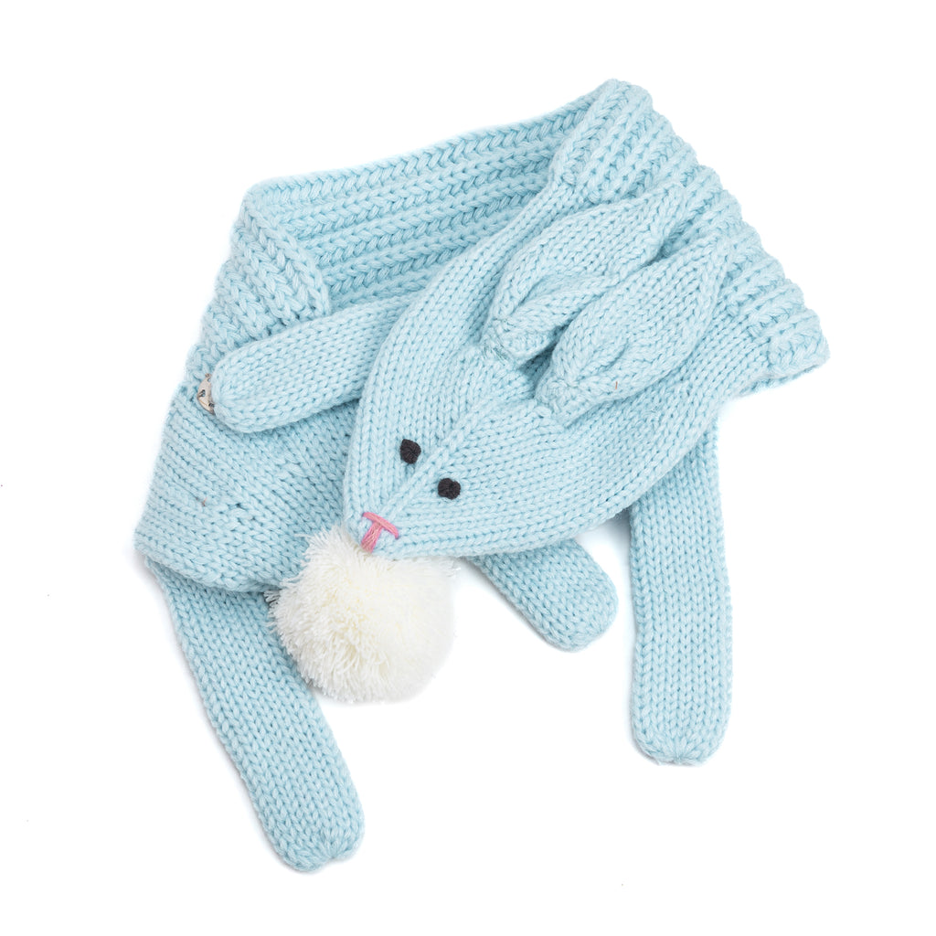 Bunny Rabbit Neck Scarf for Children 4/5-12Y, Premium Quality, Novelty Design