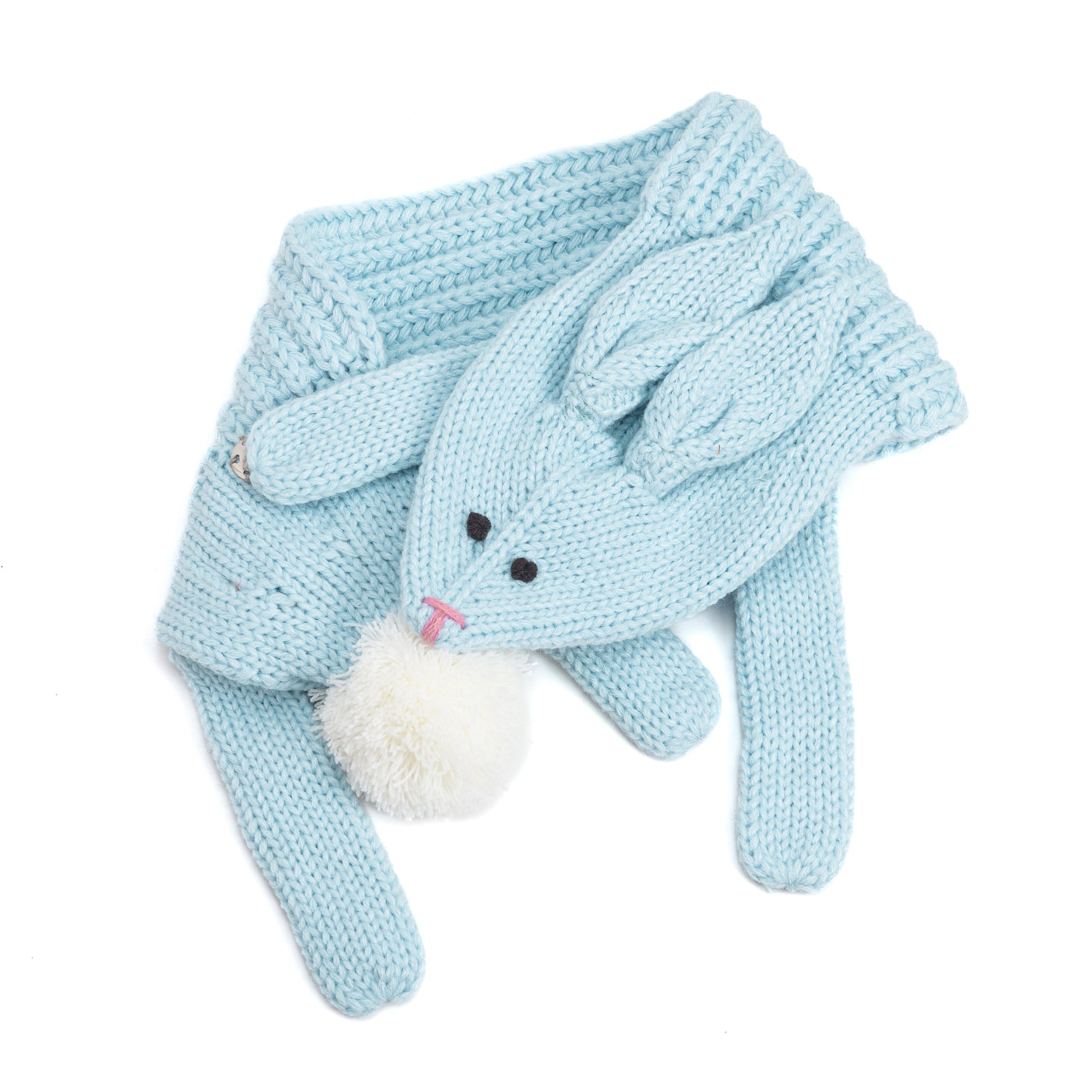 Bunny Rabbit Neck Scarf for Children 4/5-12Y, Premium Quality, Novelty Design