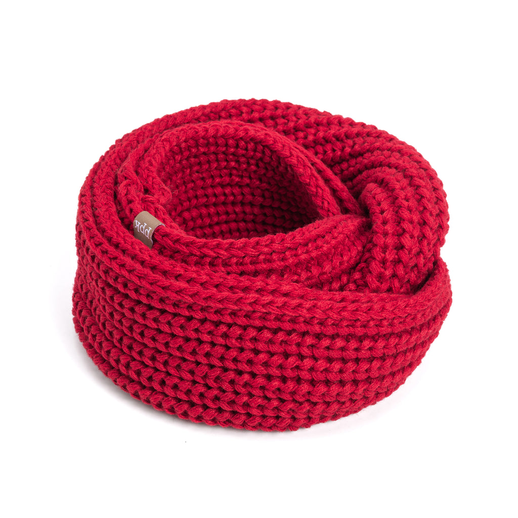 Kids Snung Winter Scarf / Double Layer Warm Neck-Wrap