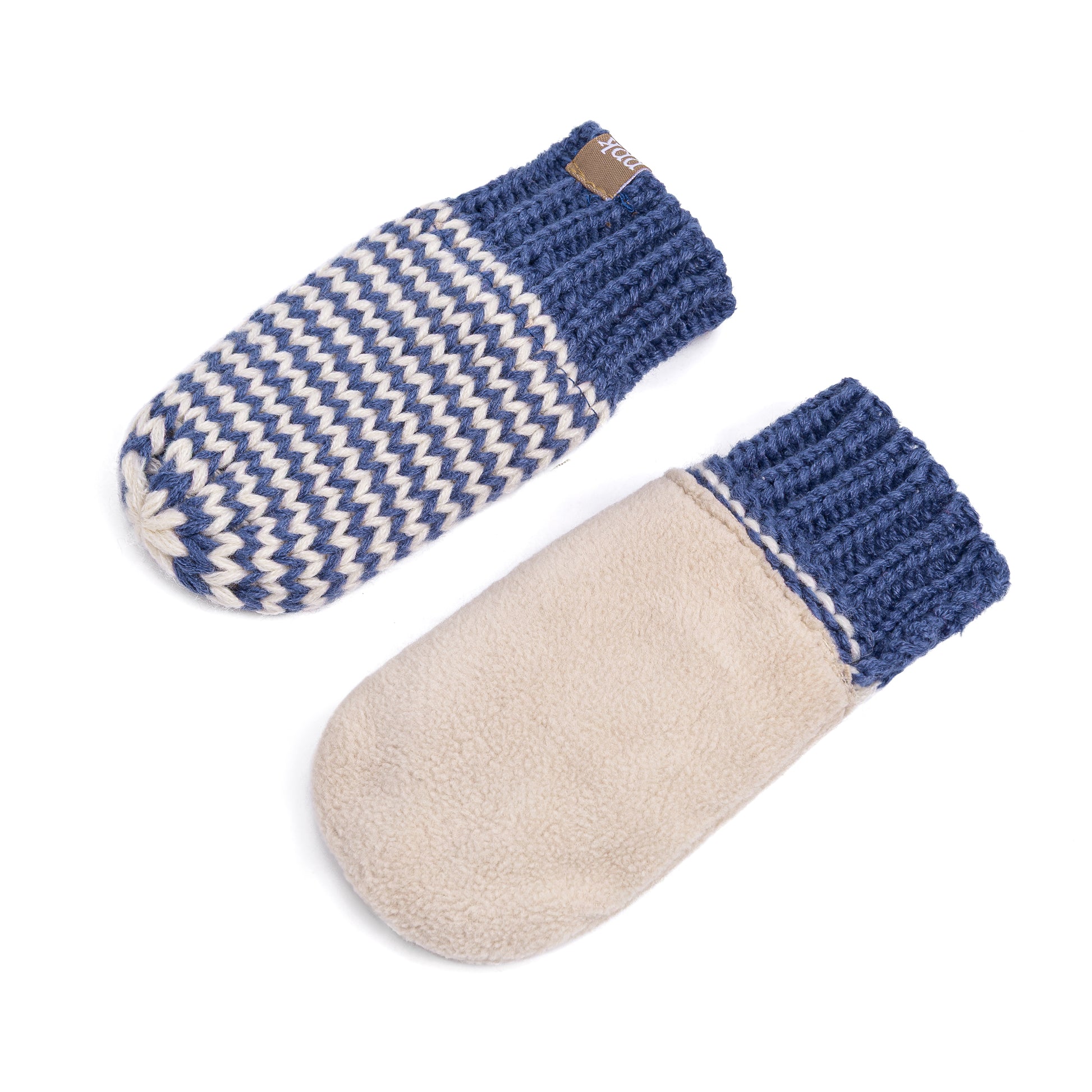 No‑Thumb Baby Winter Mittens, Fleece‑Lined Gloves for Infants & Toddlers 6–24 Months