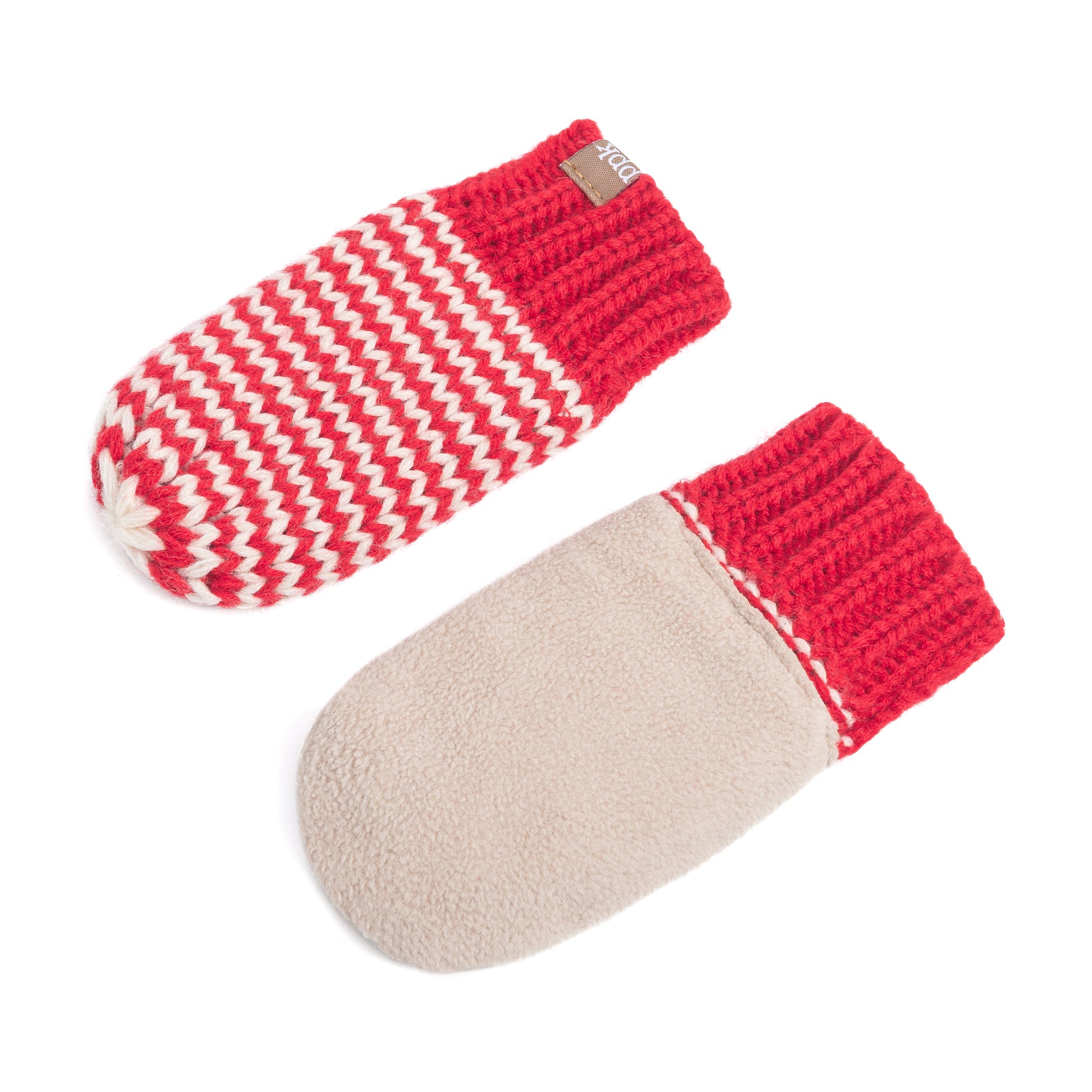 No‑Thumb Baby Winter Mittens, Fleece‑Lined Gloves for Infants & Toddlers 6–24 Months