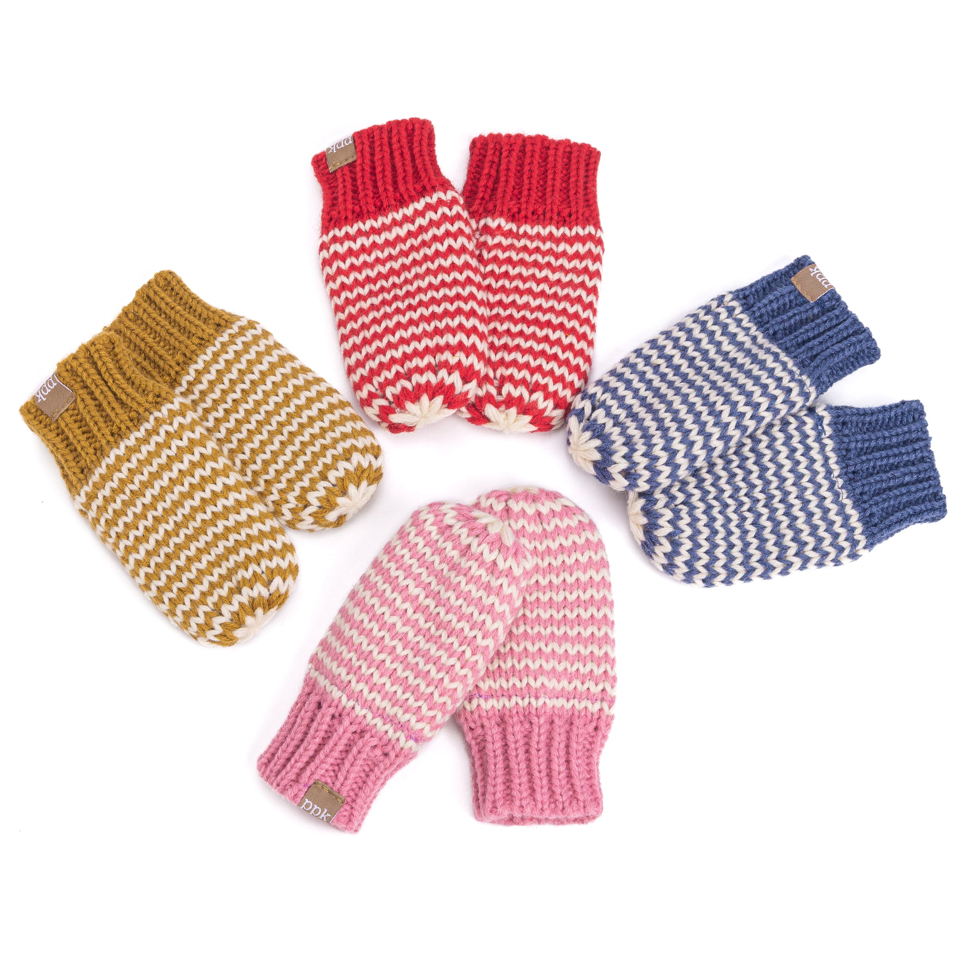 No‑Thumb Baby Winter Mittens, Fleece‑Lined Gloves for Infants & Toddlers 6–24 Months