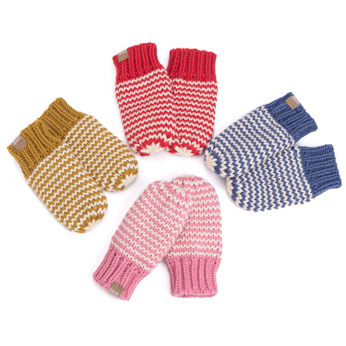 No‑Thumb Baby Winter Mittens, Fleece‑Lined Gloves for Infants & Toddlers 6–24 Months