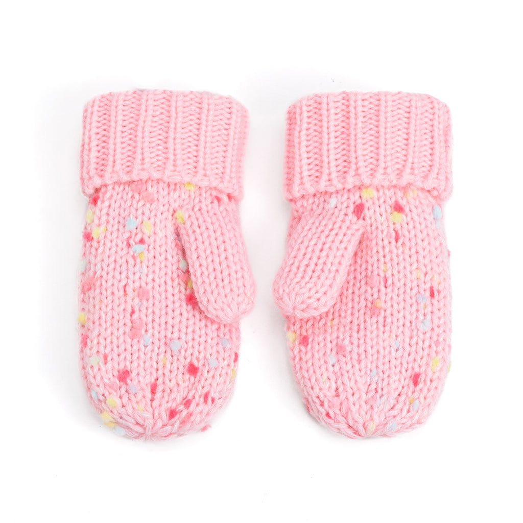 Girls Fun Specked Winter Mittens for Kids 1-12 Years, Premium Quality, Fleece-lined Cold Weather Essential (Copy)