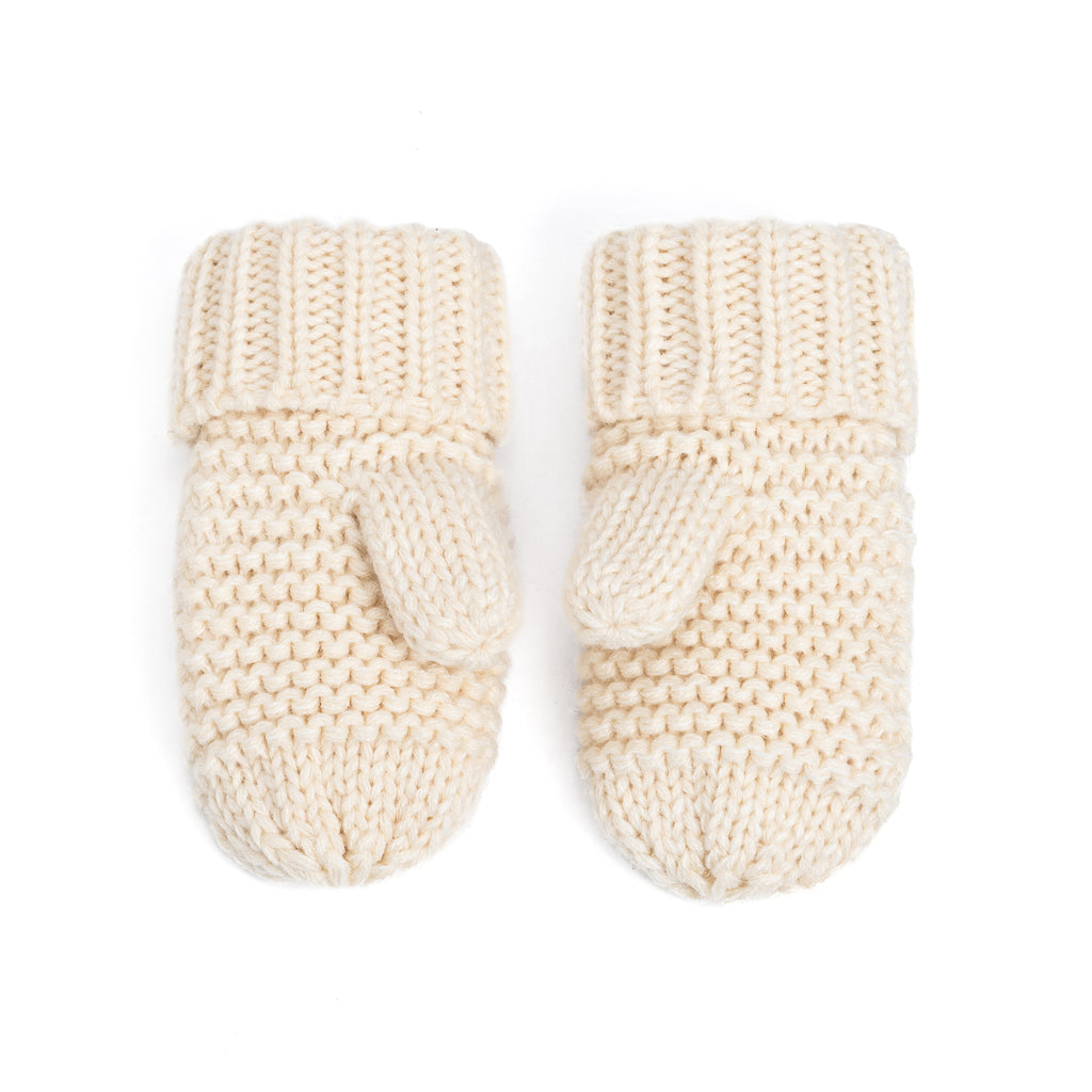 Little Girls /Toddler Knitted Mittens with Bows (Warm Fleece Lined) 1-6 Years