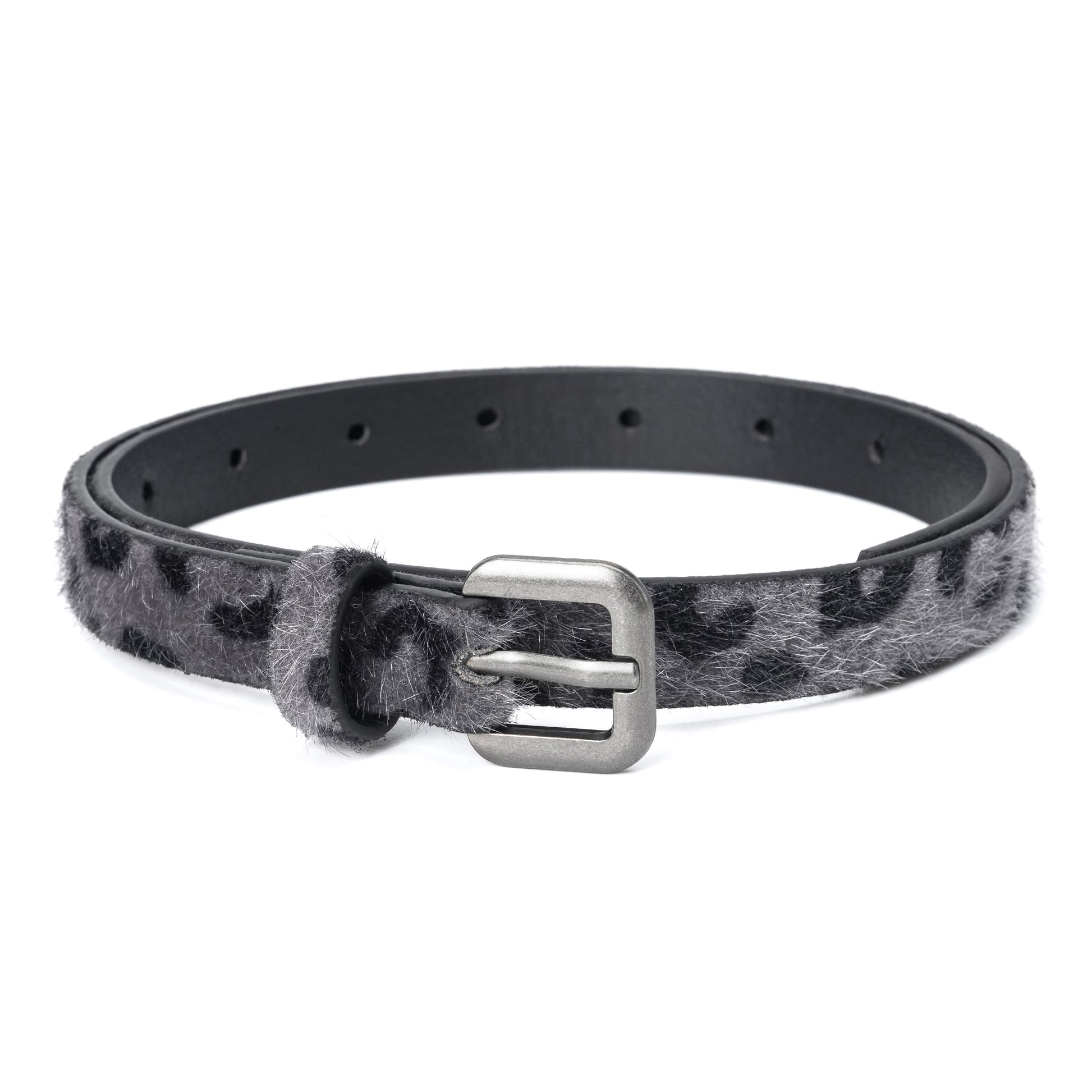Girls' Leopard Print Faux Leather Belt – Fashion Belt for Kids, Teens 4-19 Y