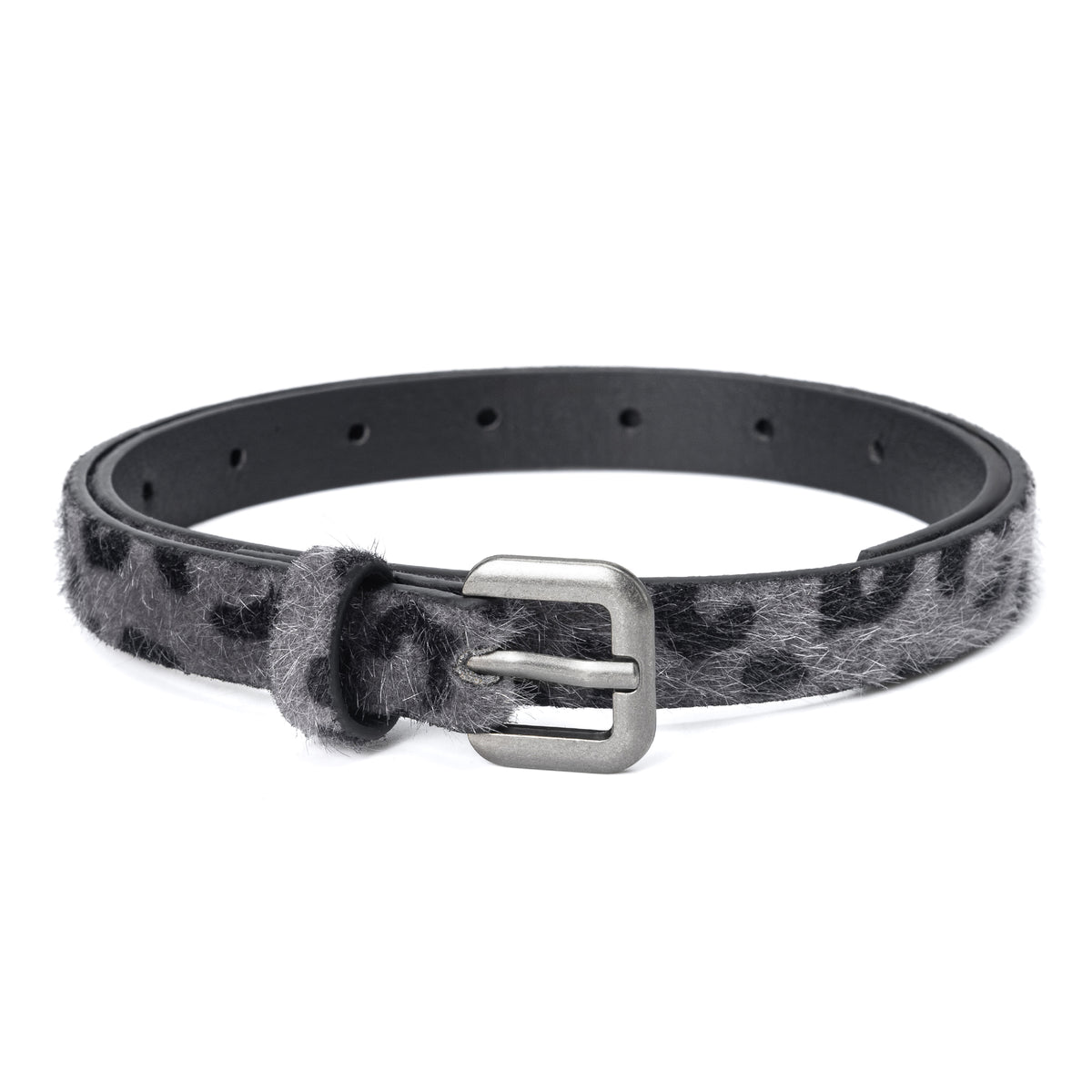 Girls' Leopard Print Faux Leather Belt – Fashion Belt for Kids, Teens 4-19 Y