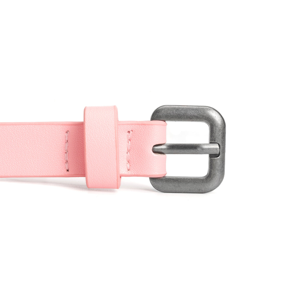 Kids Boho Leather Belt with Floral Embroidery Pattern for Girls 4-14 Years
