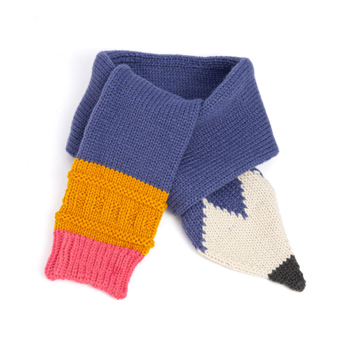 Children's Soft Warm Double -Knit Winter Scarf - Pencil Shaped (Kids Age 3-8 years, Unisex) Premium Quality, Unique Design