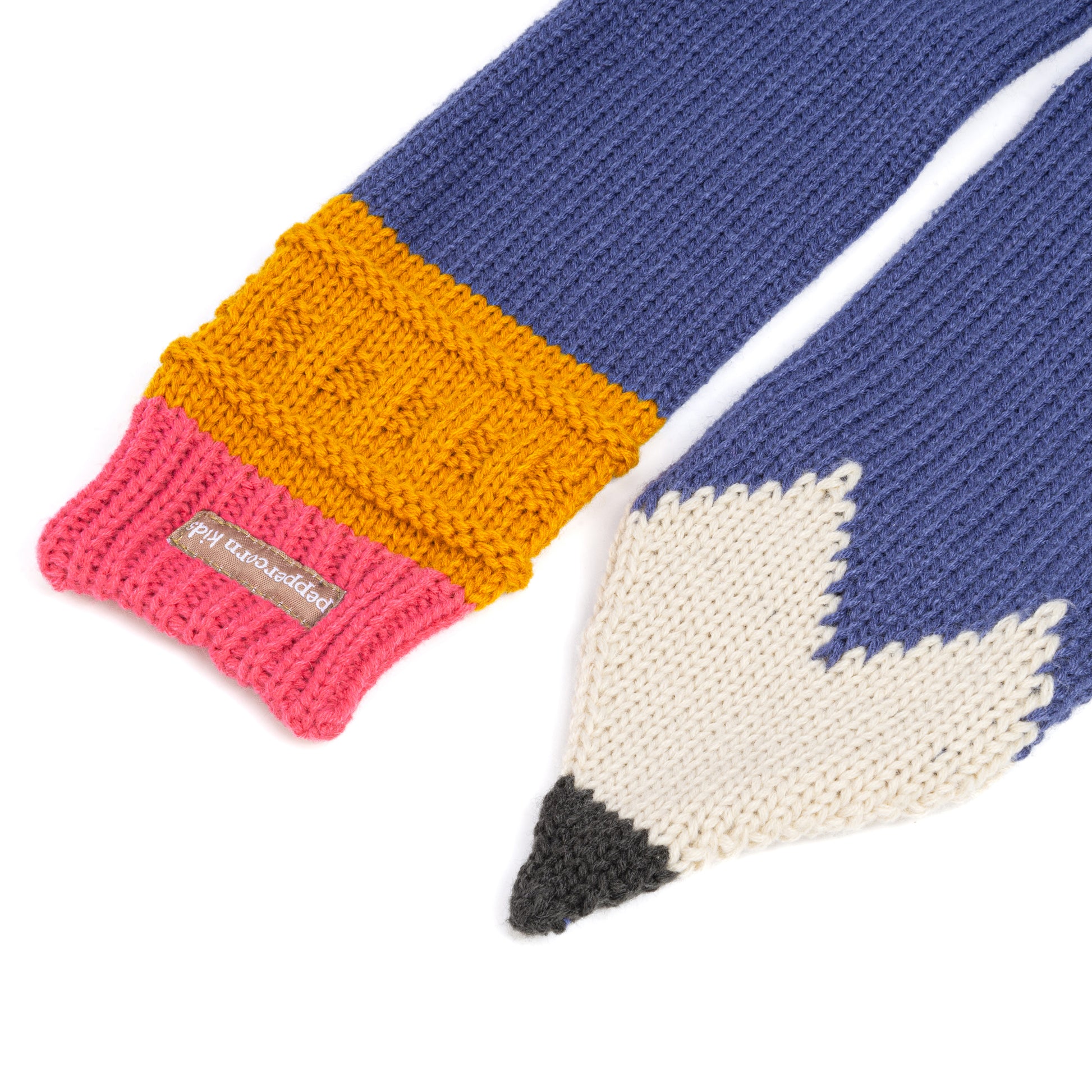 Children's Soft Warm Double -Knit Winter Scarf - Pencil Shaped (Kids Age 3-8 years, Unisex) Premium Quality, Unique Design