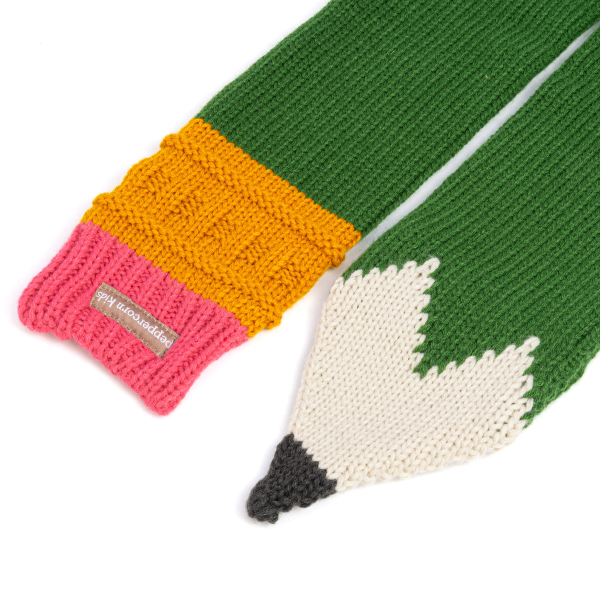Children's Soft Warm Double -Knit Scarf - Pencil- Shaped (Kids Age 3-8 years, Unisex)