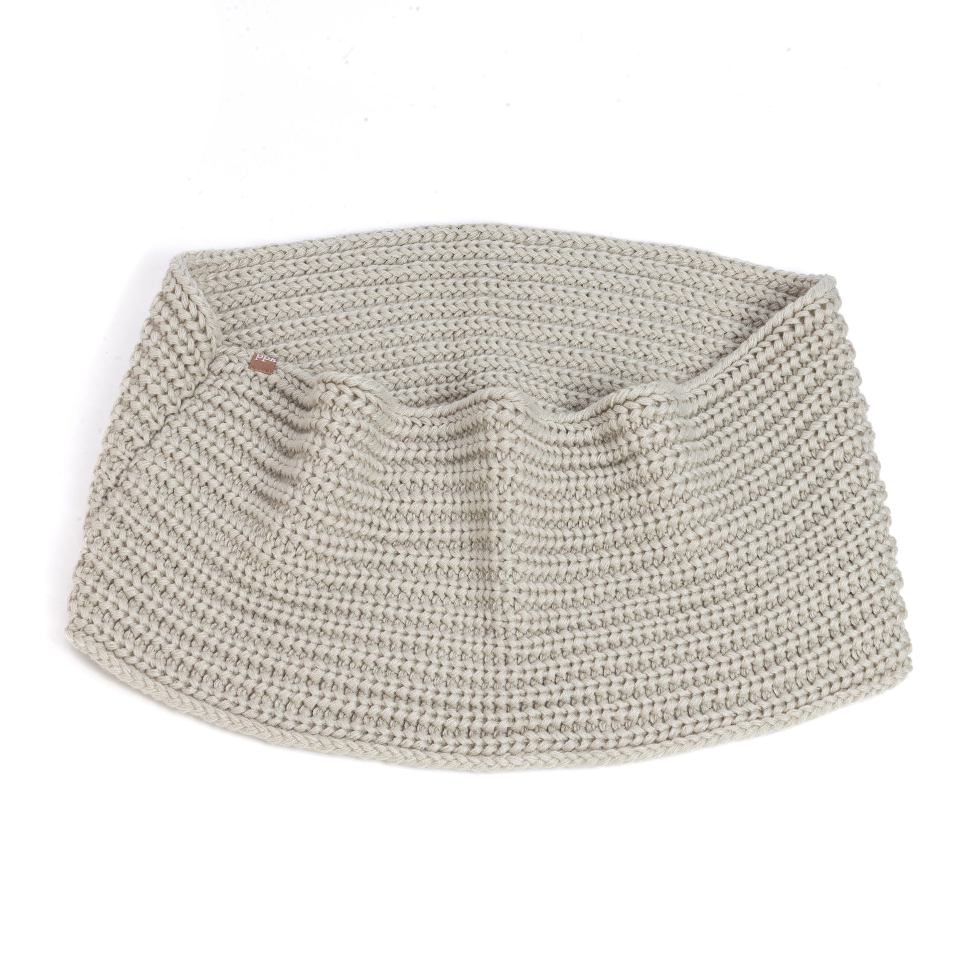 Kids Knitted Infinity Scarf - Heather Grey - One Size, Unisex