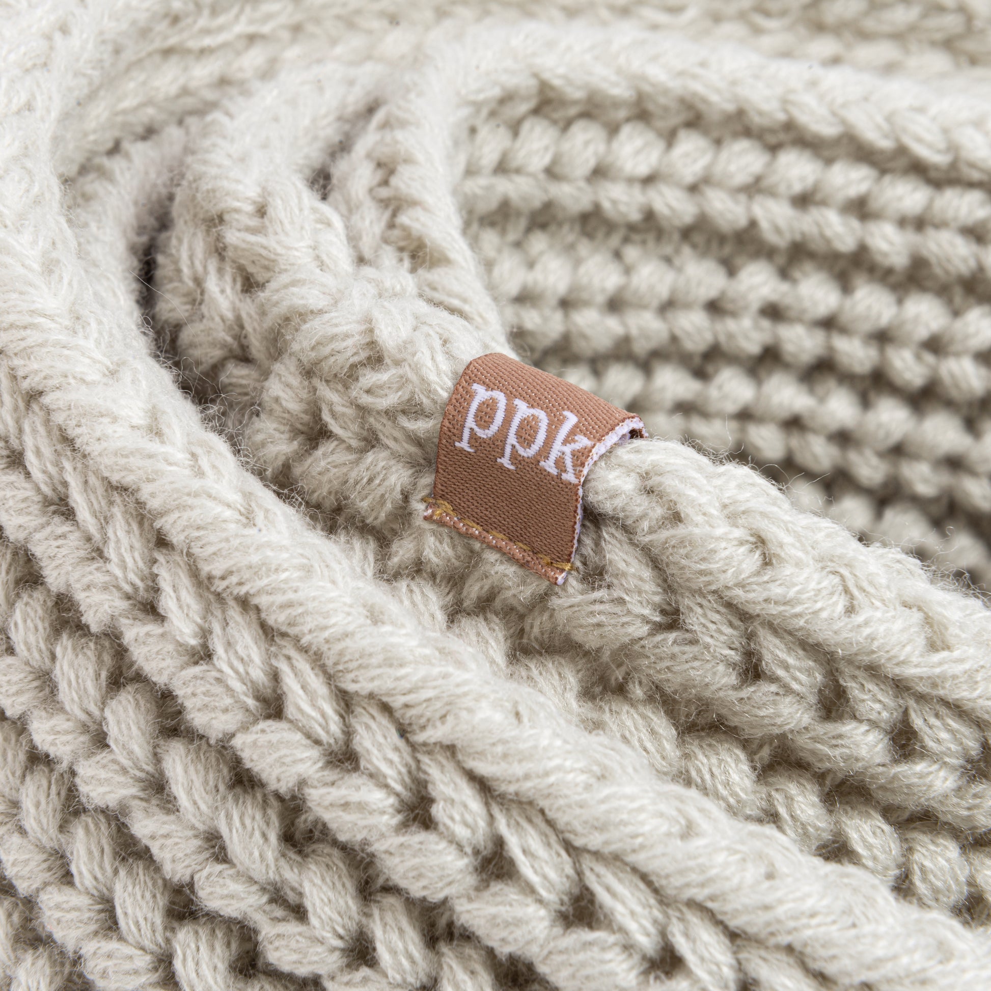 Kids Knitted Infinity Scarf - Heather Grey - One Size, Unisex