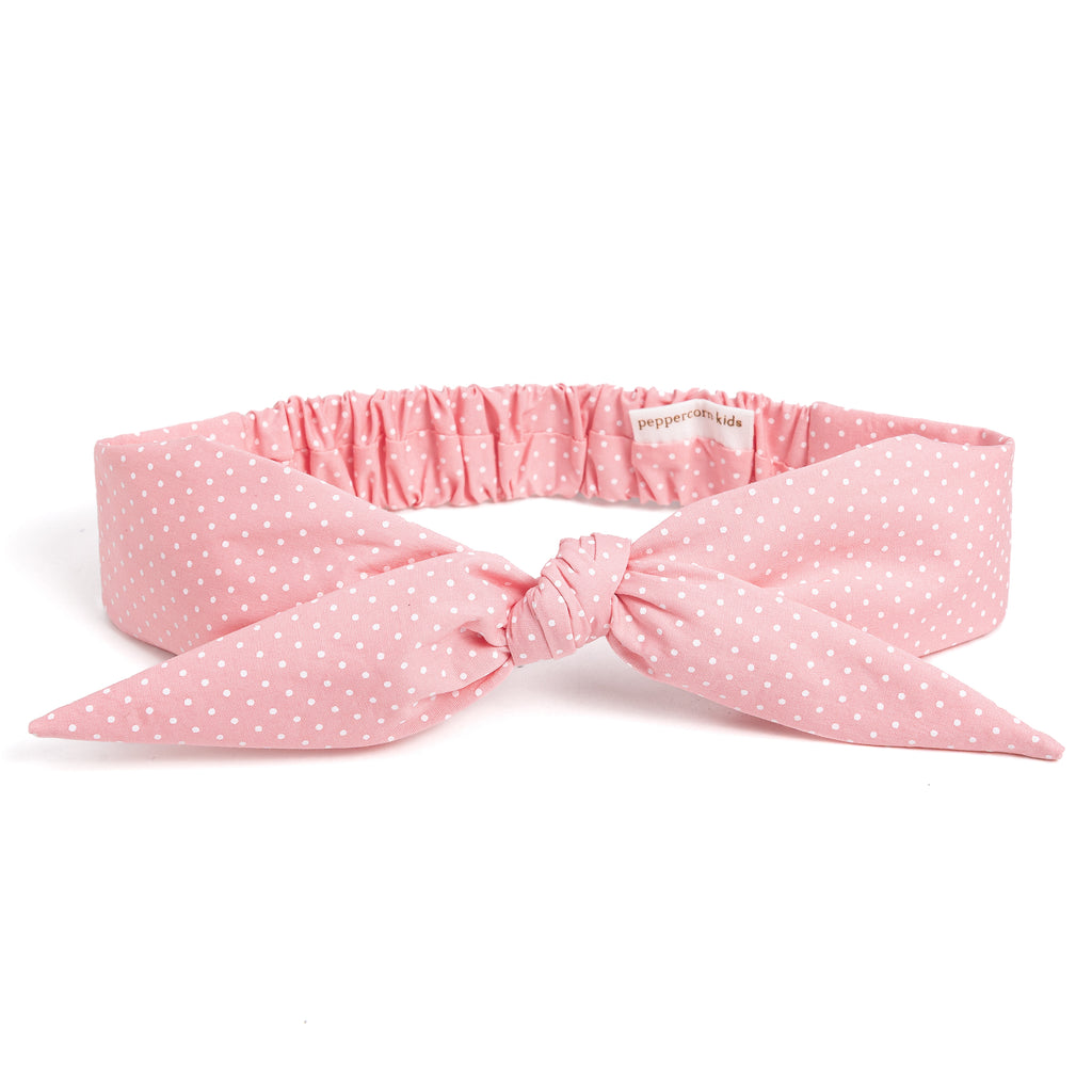 Little Girls Tie-Knot Stretchy Headwrap - Stylish Hairband for Girls 0-6
