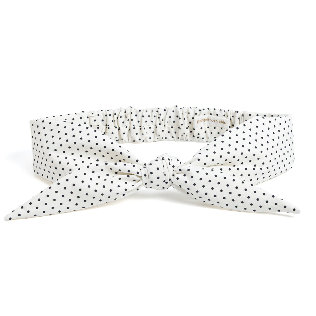 Little Girls Tie-Knot Stretchy Headwrap - Stylish Hairband for Girls 0-6