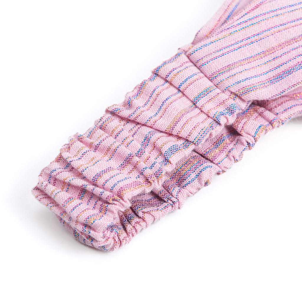Girls Metallic Sheen Stripe Bandana Headband