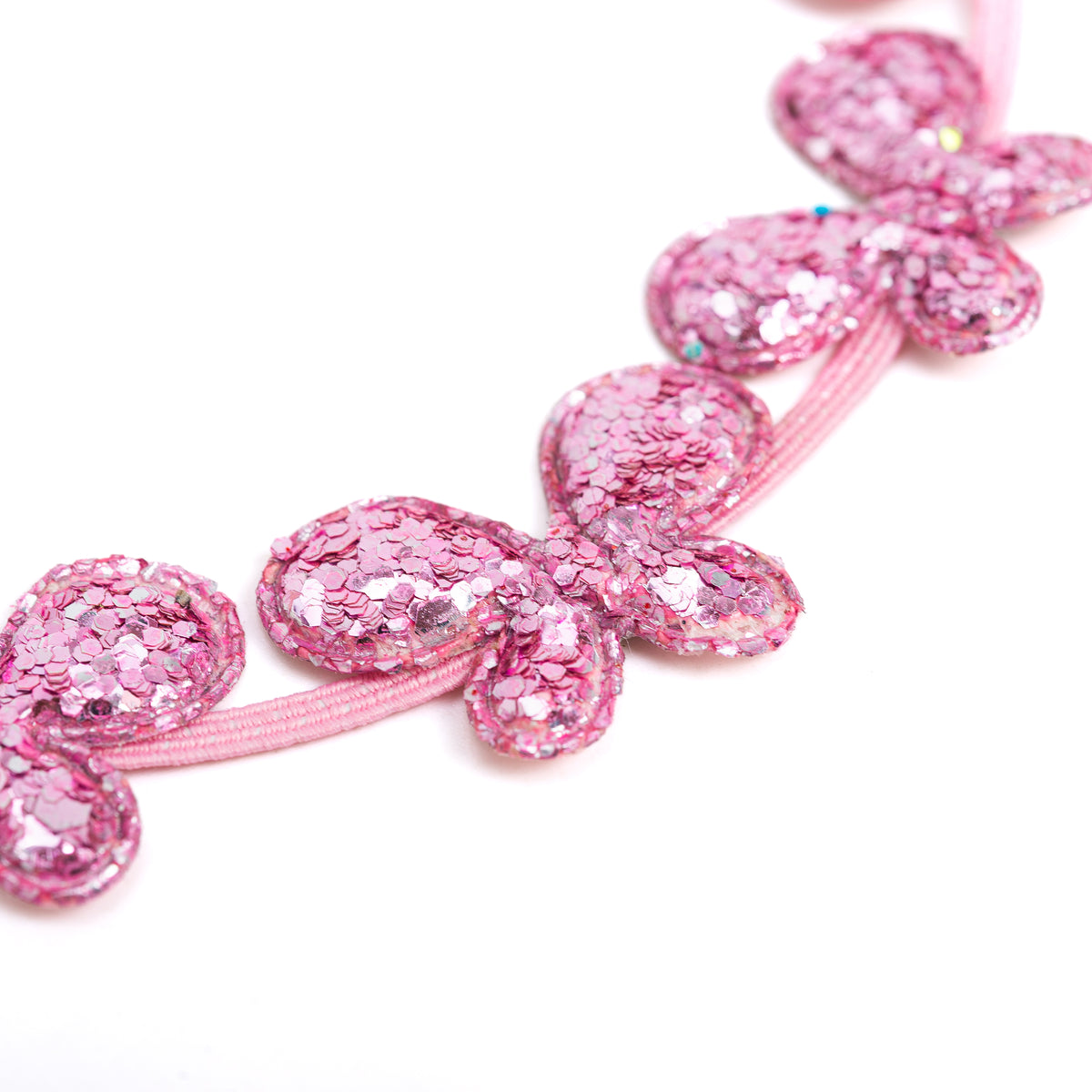 Little Girls Sparkly Butterfly Headband- Toddlers and Kids 3-8 Years