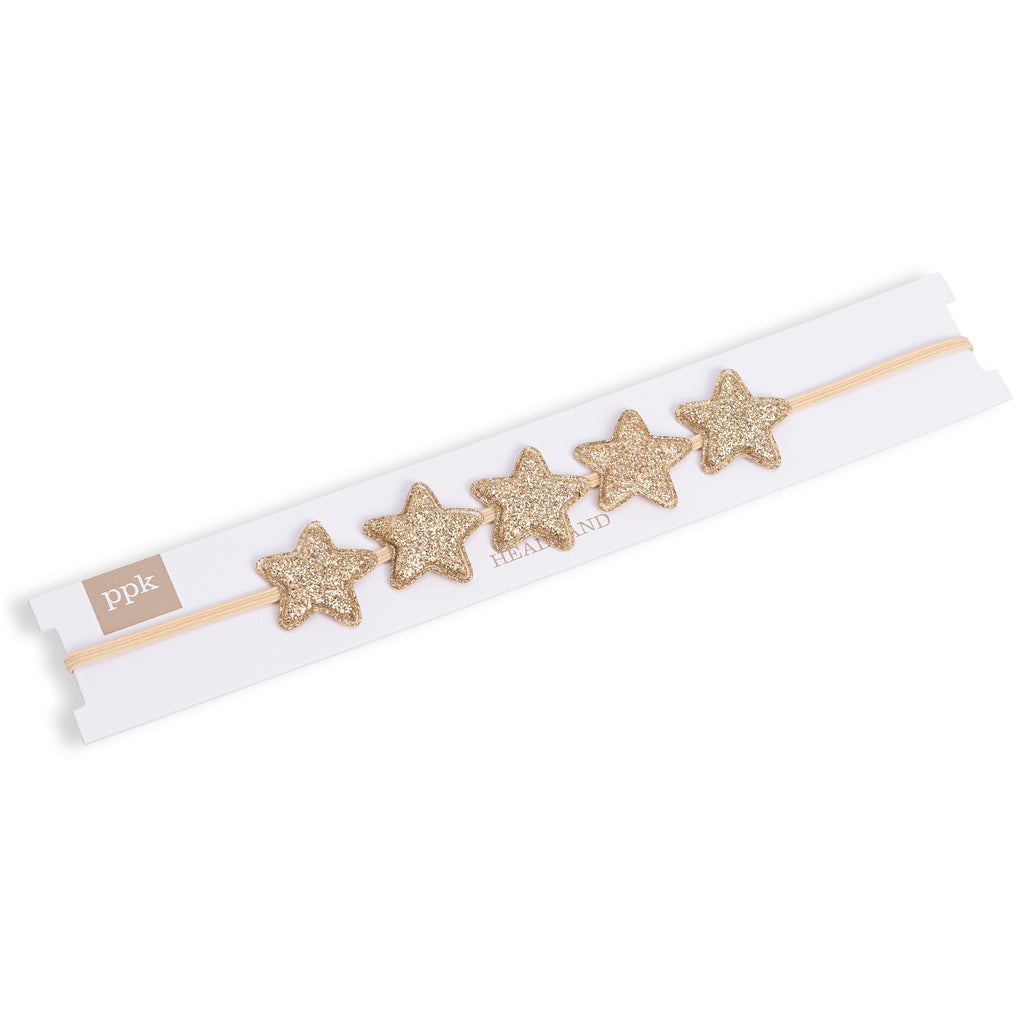 Glitter Star Headband for Girls All Ages