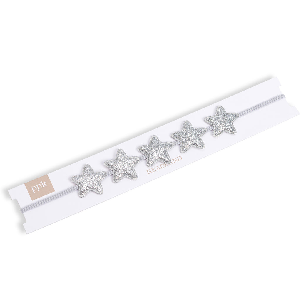 Glitter Star Headband for Girls All Ages