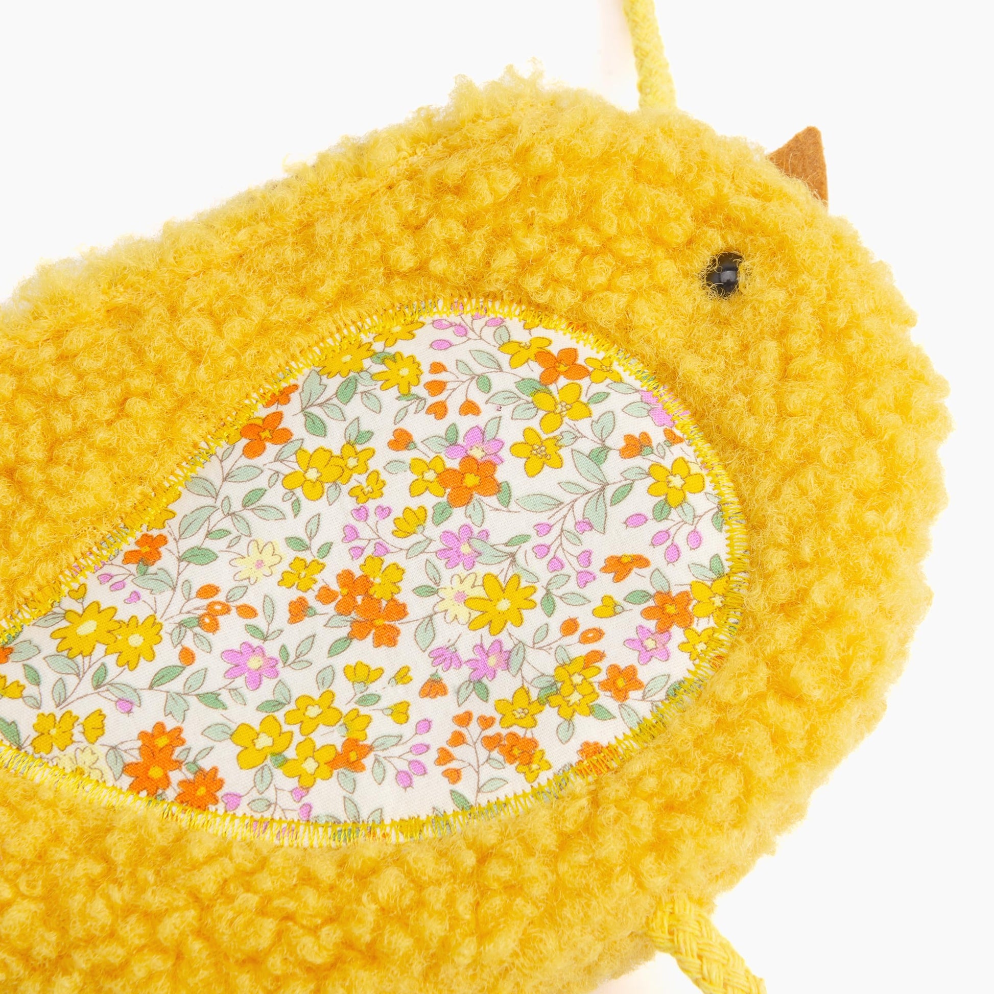 Plush Bird Chick Crossbody Bag for Toddlers, Little Girls, Kids Age 3-8Y