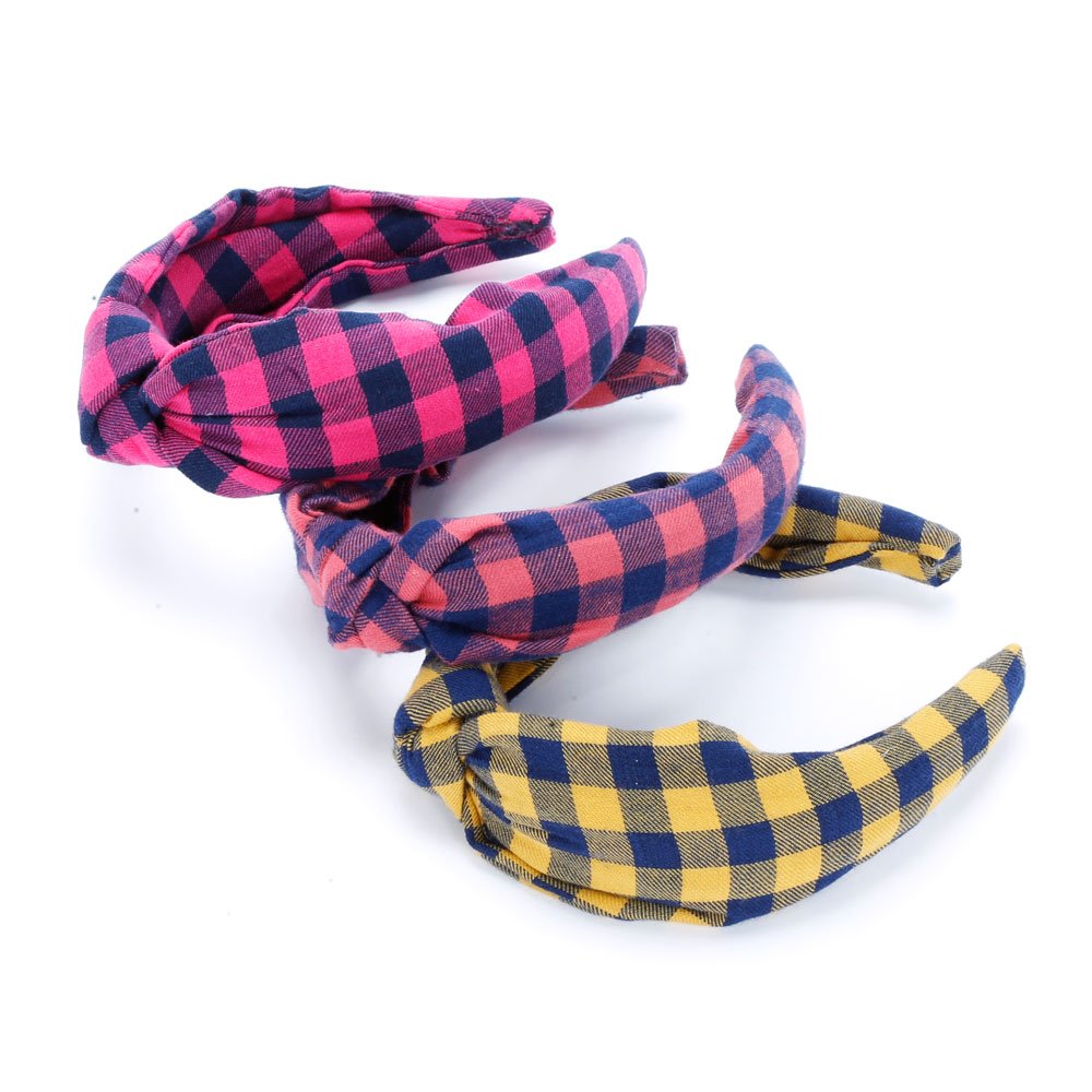 Peppercorn Kids Girls Headband- Classic Plaid (Age 3-12Y)