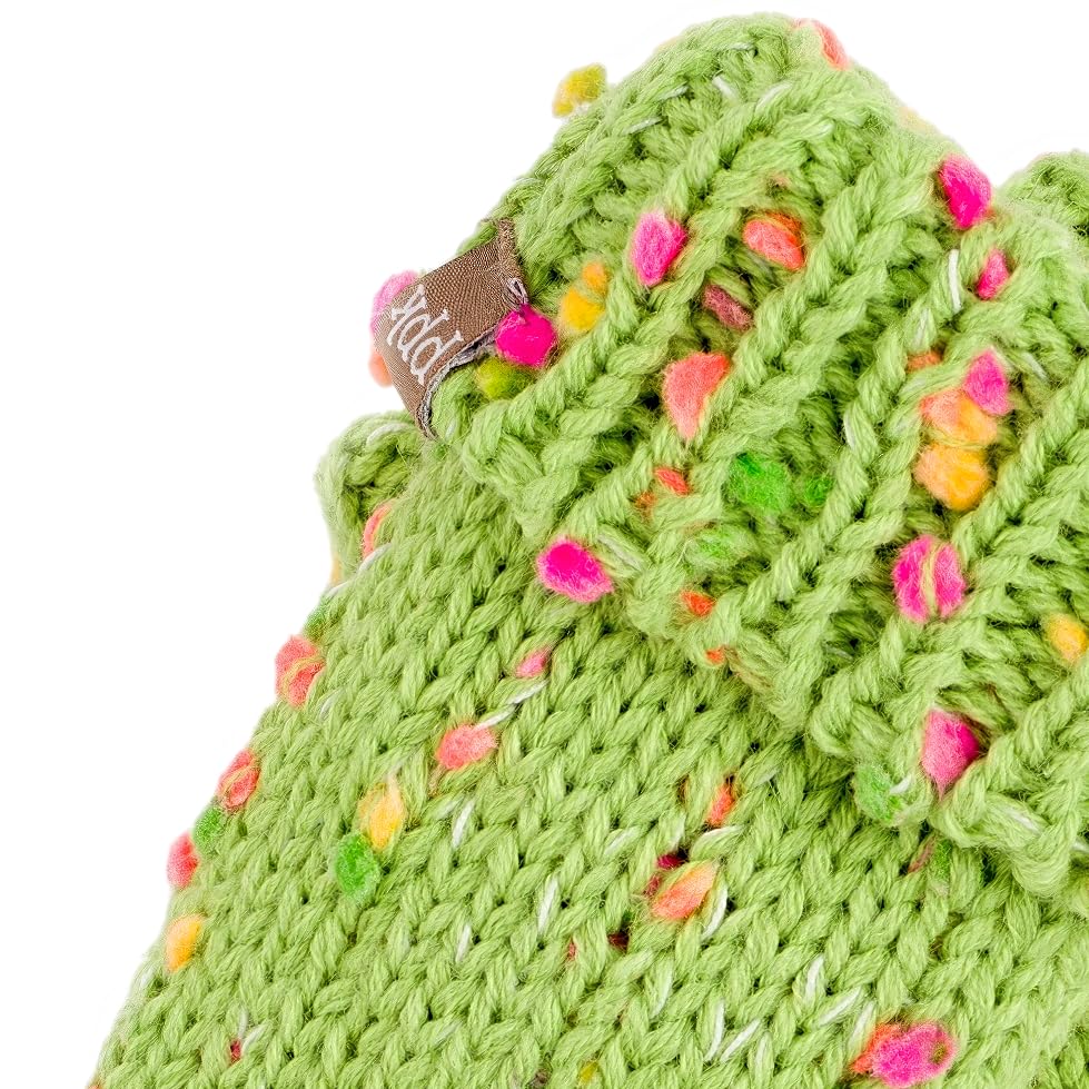 Girls Fun Speckled Knit Mittens for Kids All Ages 1-12 Years, Premium Quality, Fleece-lined Cold Weather Essential