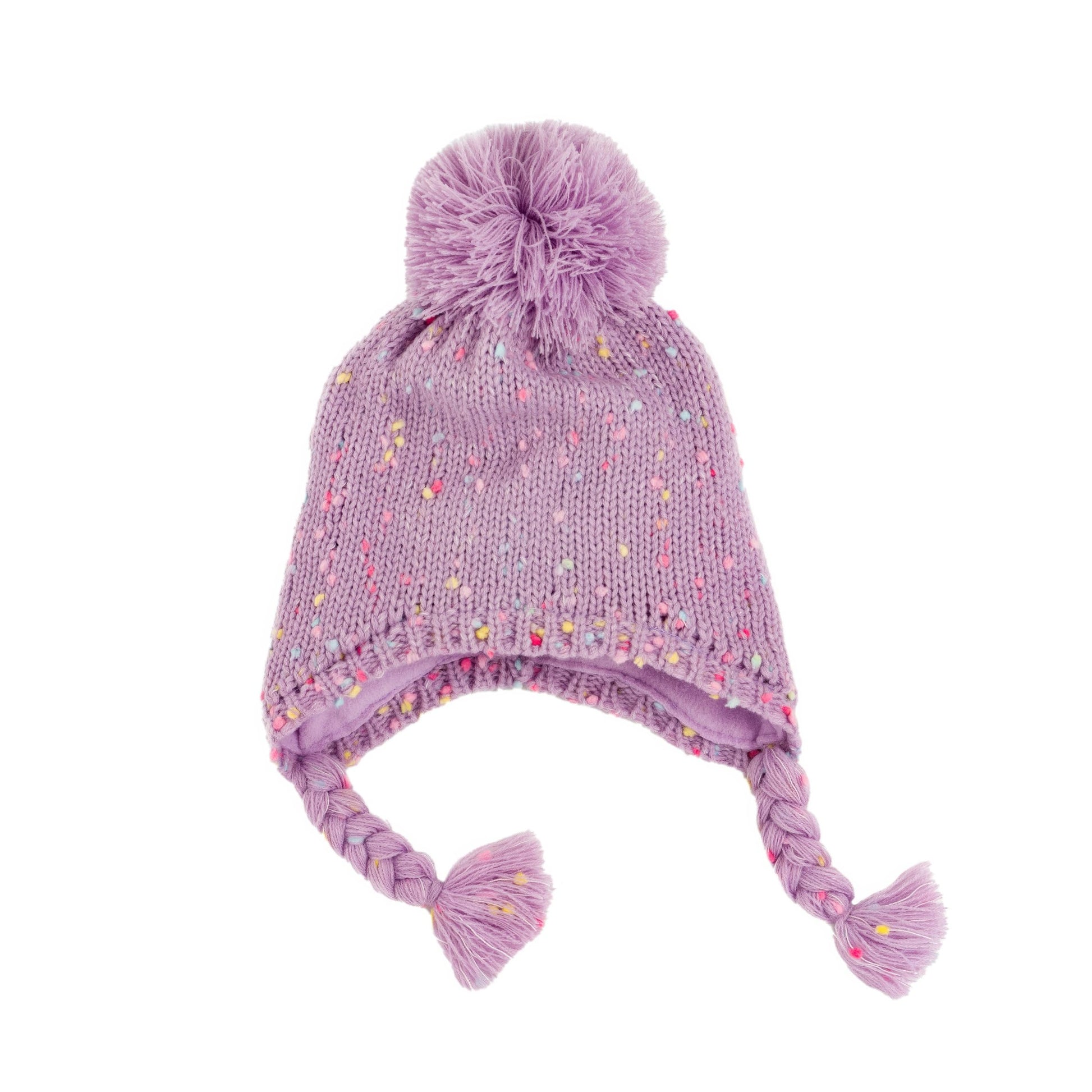 Girls Pink Winter Hat Set with Scarf