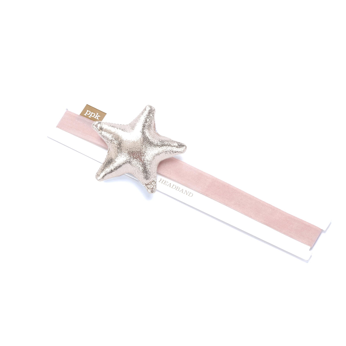 Festive, Shiny Star Headband for Girls All Ages- Gold, Silver