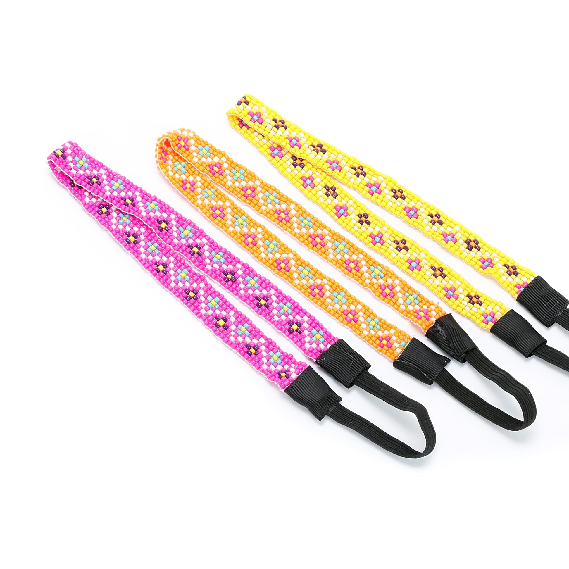 Beaded Boho Headband for Girls – Bold, Bright & Fun for Ages 5–14