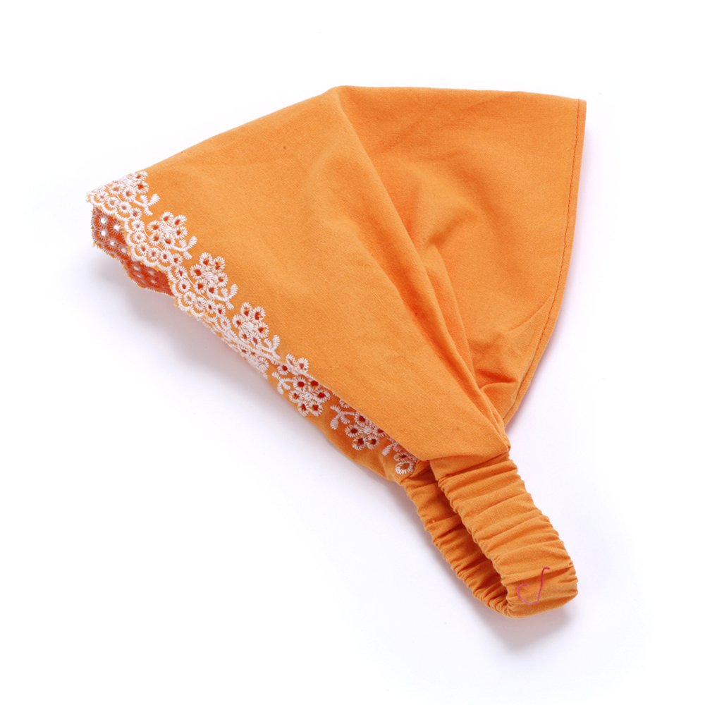 Peppercorn Kids Eyelet Needlework Embroidered Bandana Headband – For Girls Ages 5–12 Years